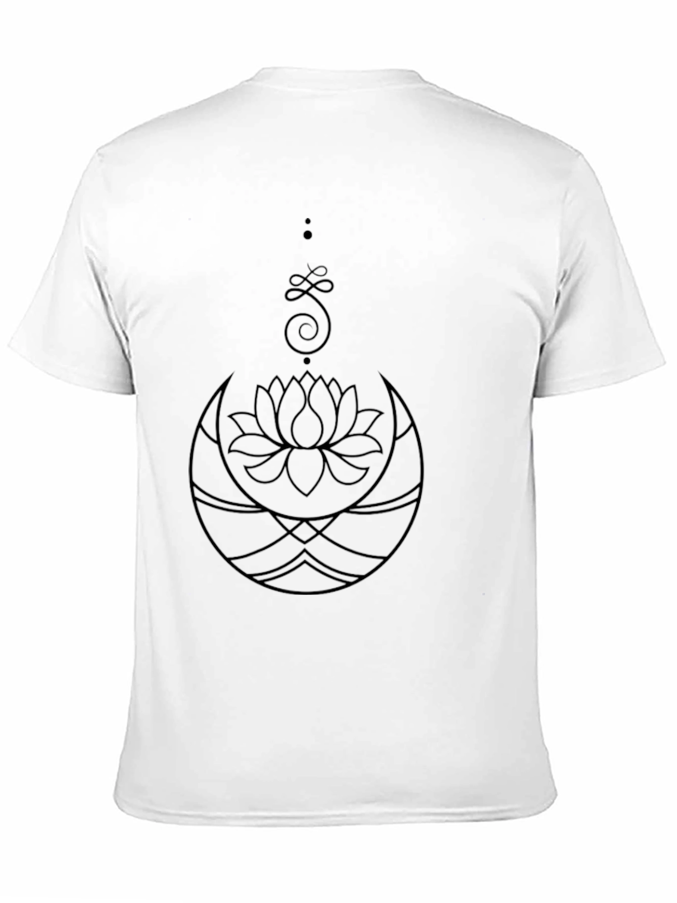 Lotus Flower Graphic T-Shirt
