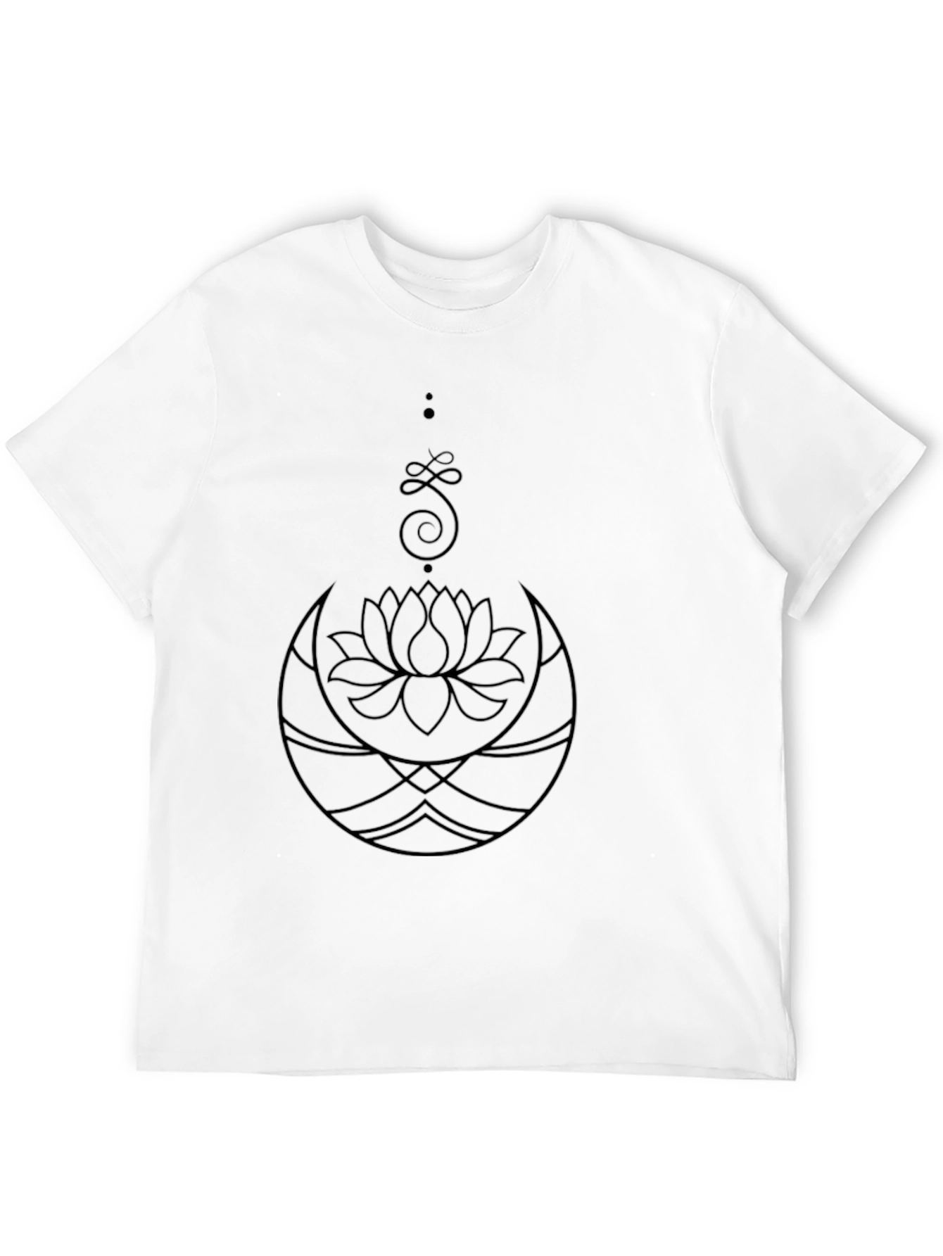 Lotus Flower Graphic T-Shirt
