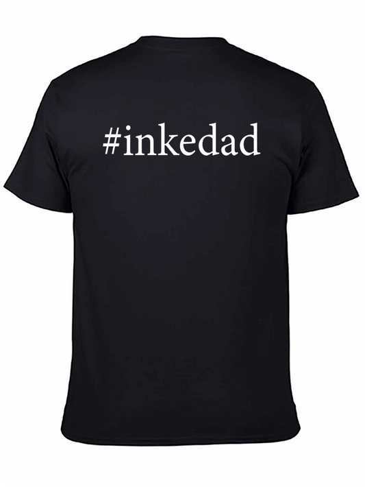 Inked Dad T-Shirt - Black Crew Neck