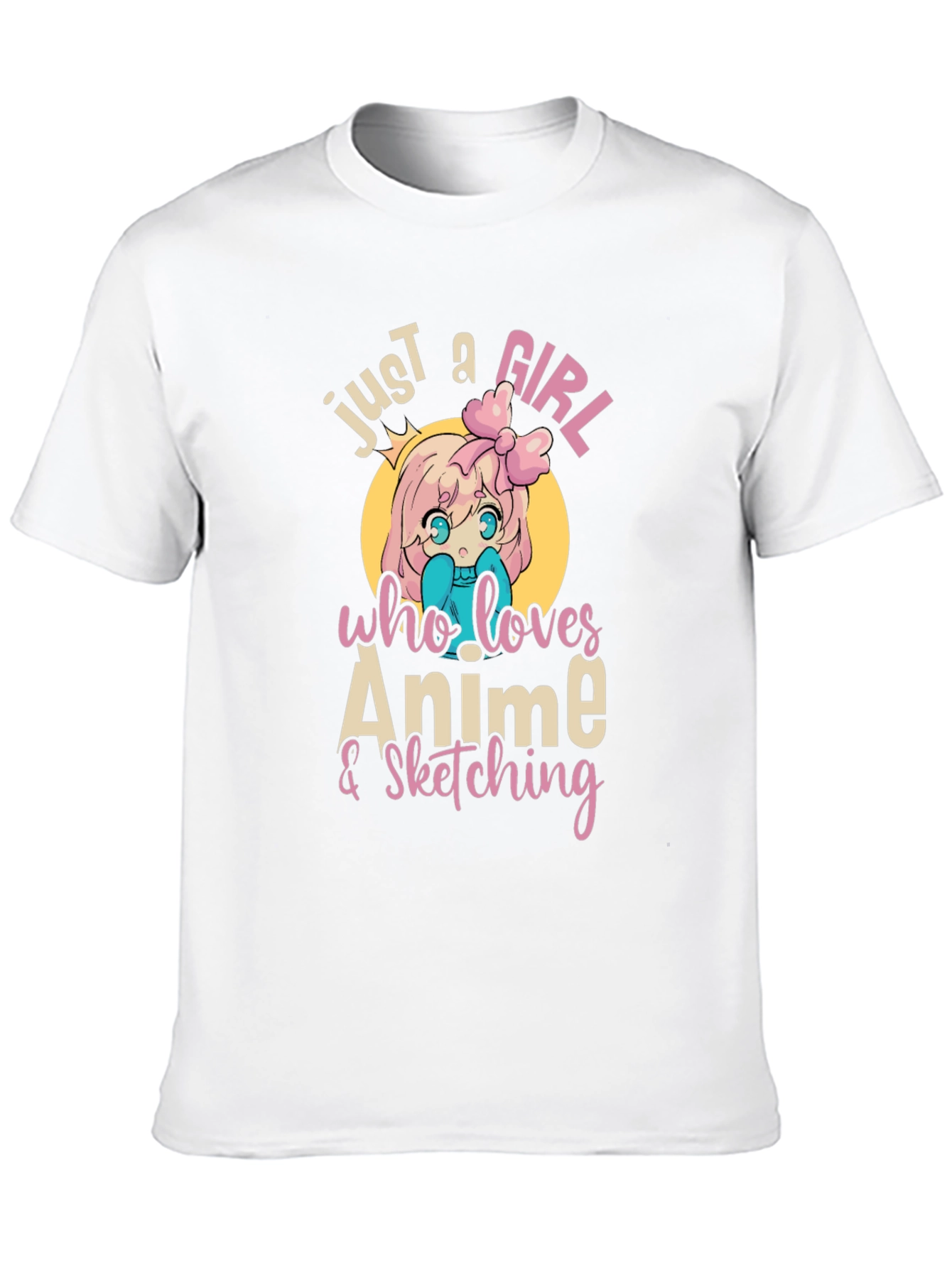 Anime & Sketching Girls T-Shirt