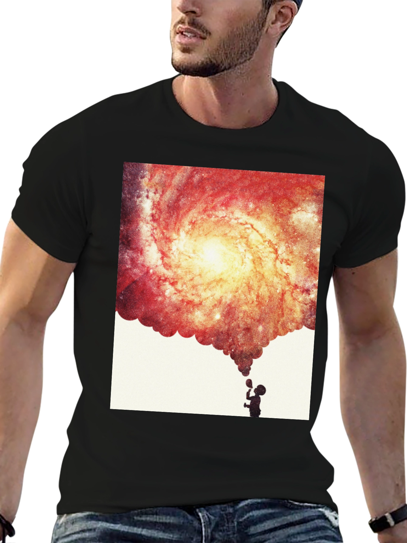 Galaxy Bubble T-Shirt - Unique Graphic Tee