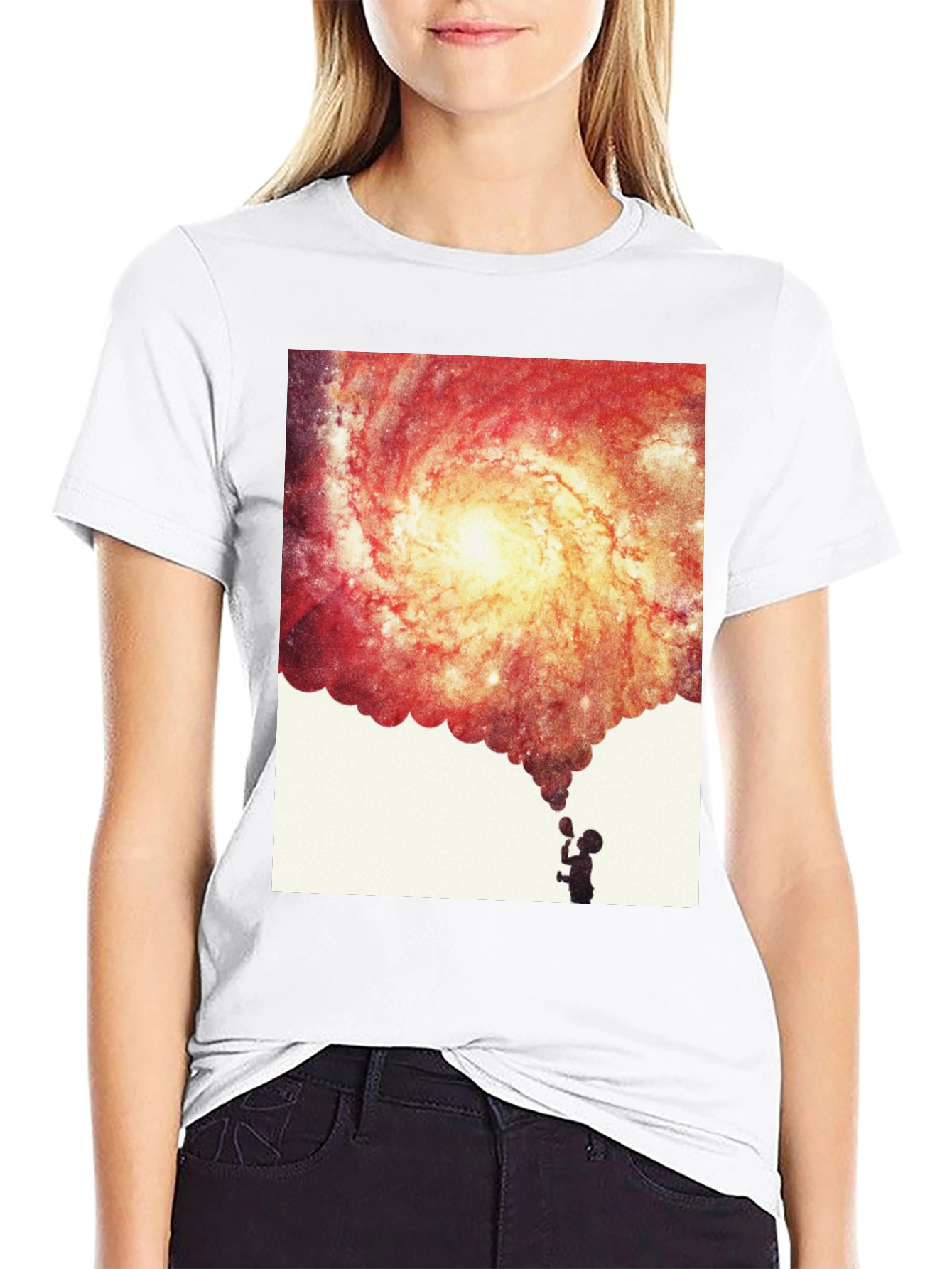Galaxy Bubble T-Shirt - Unique Graphic Tee