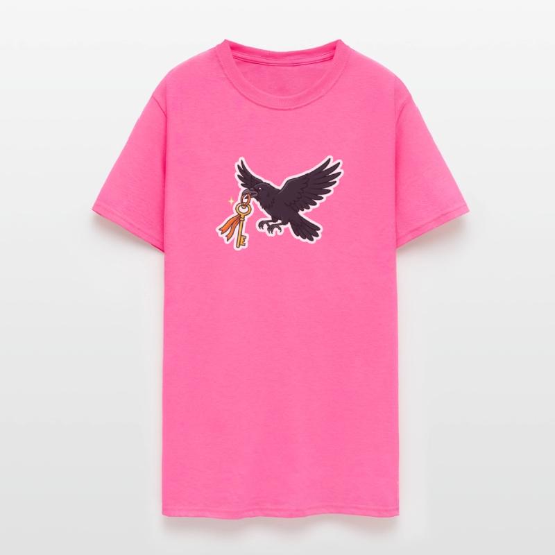 Mystic Black Raven Key Illustration