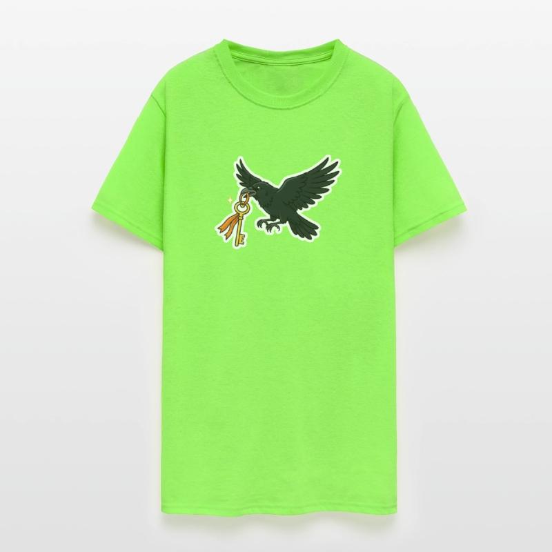 Mystic Black Raven Key Illustration