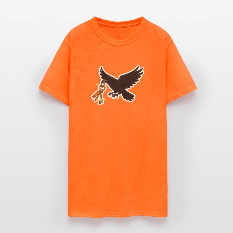 Mystic Black Raven Key Illustration