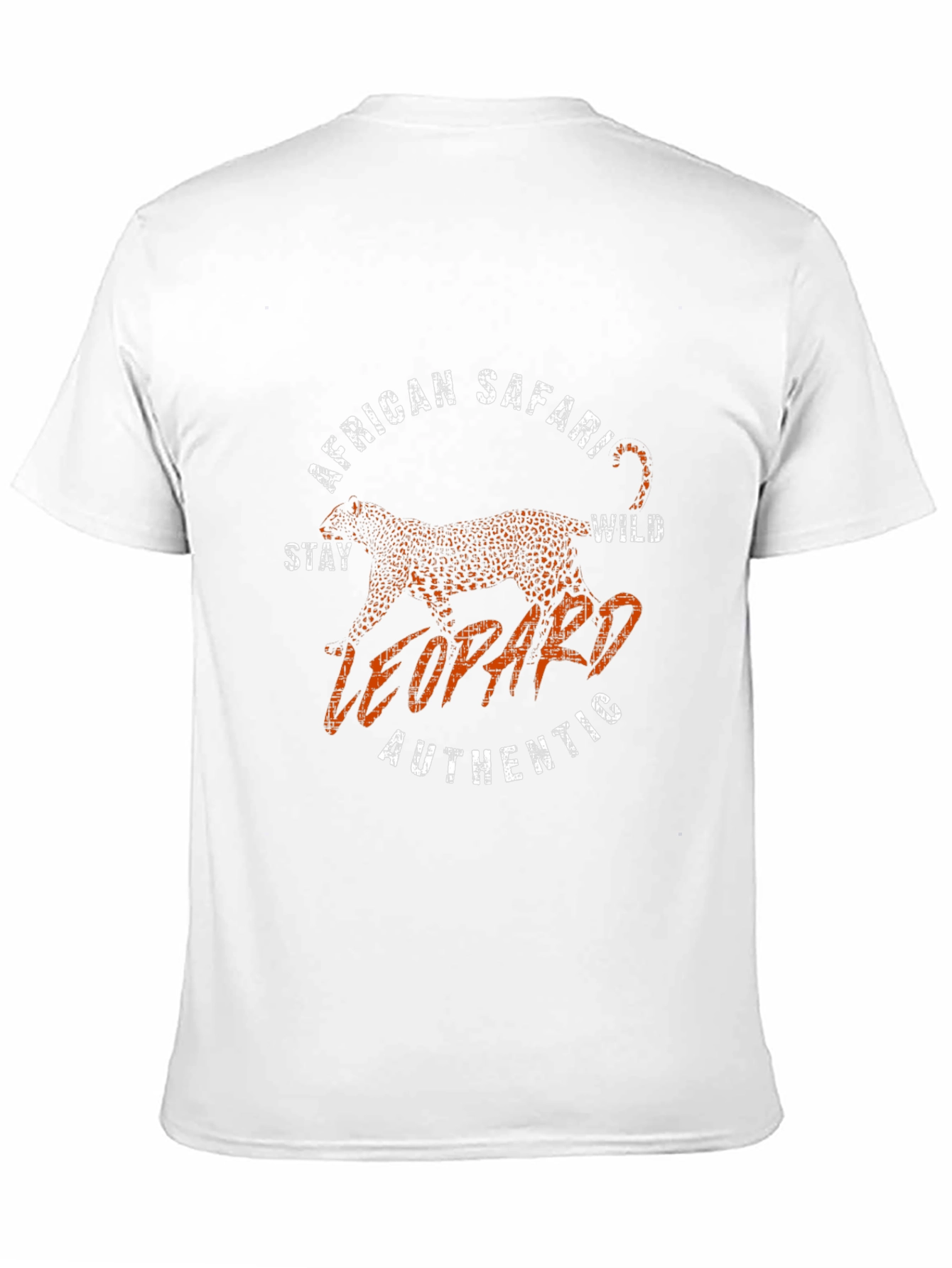 African Safari Leopard T-Shirt - Authentic Wild Style