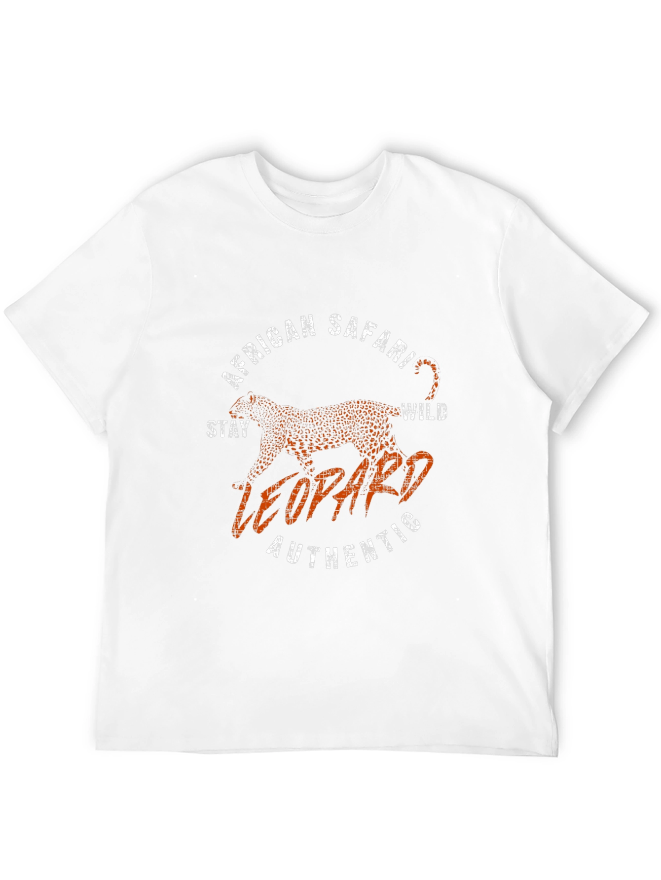 African Safari Leopard T-Shirt - Authentic Wild Style