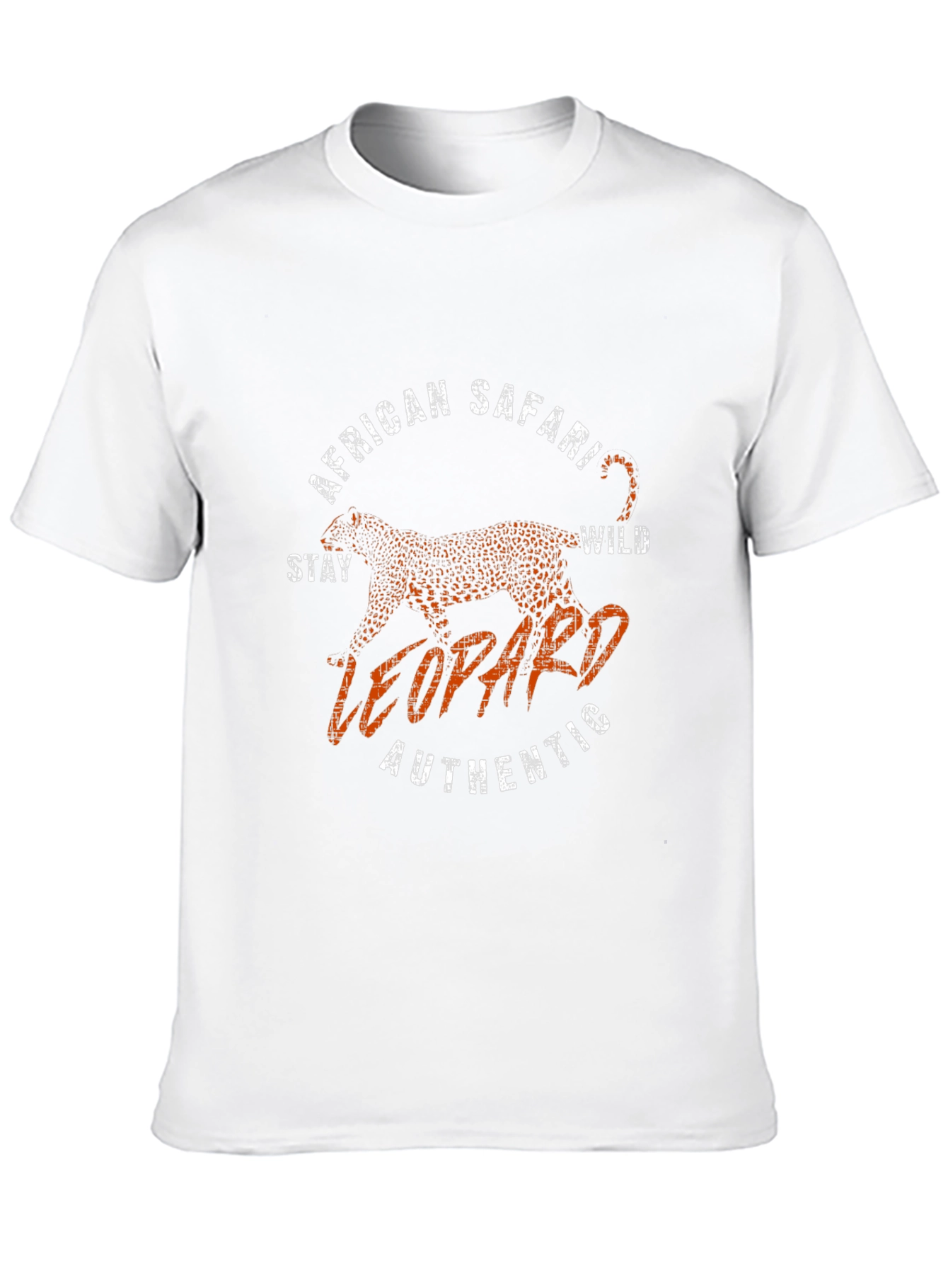 African Safari Leopard T-Shirt - Authentic Wild Style