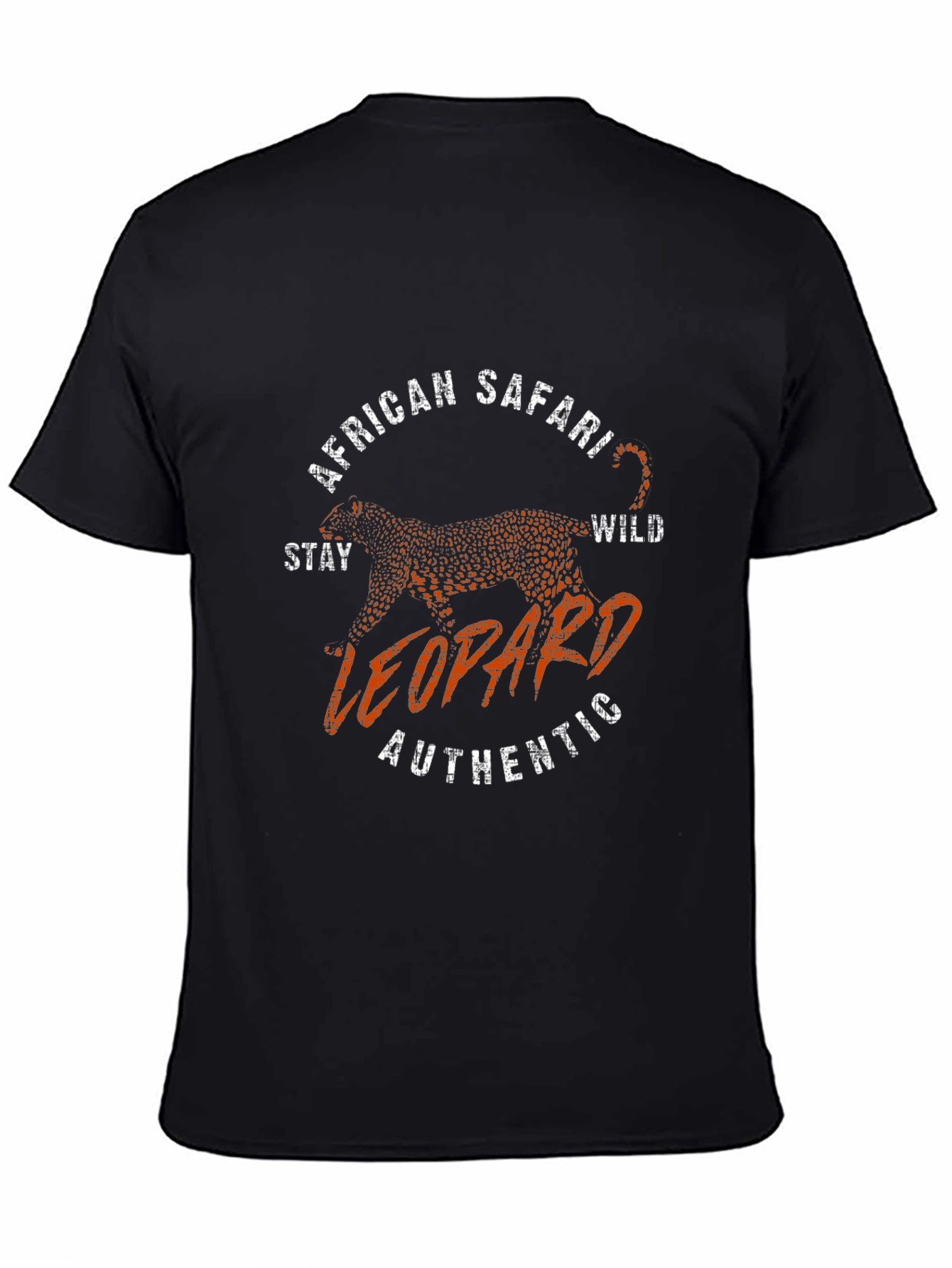 African Safari Leopard T-Shirt - Authentic Wild Style