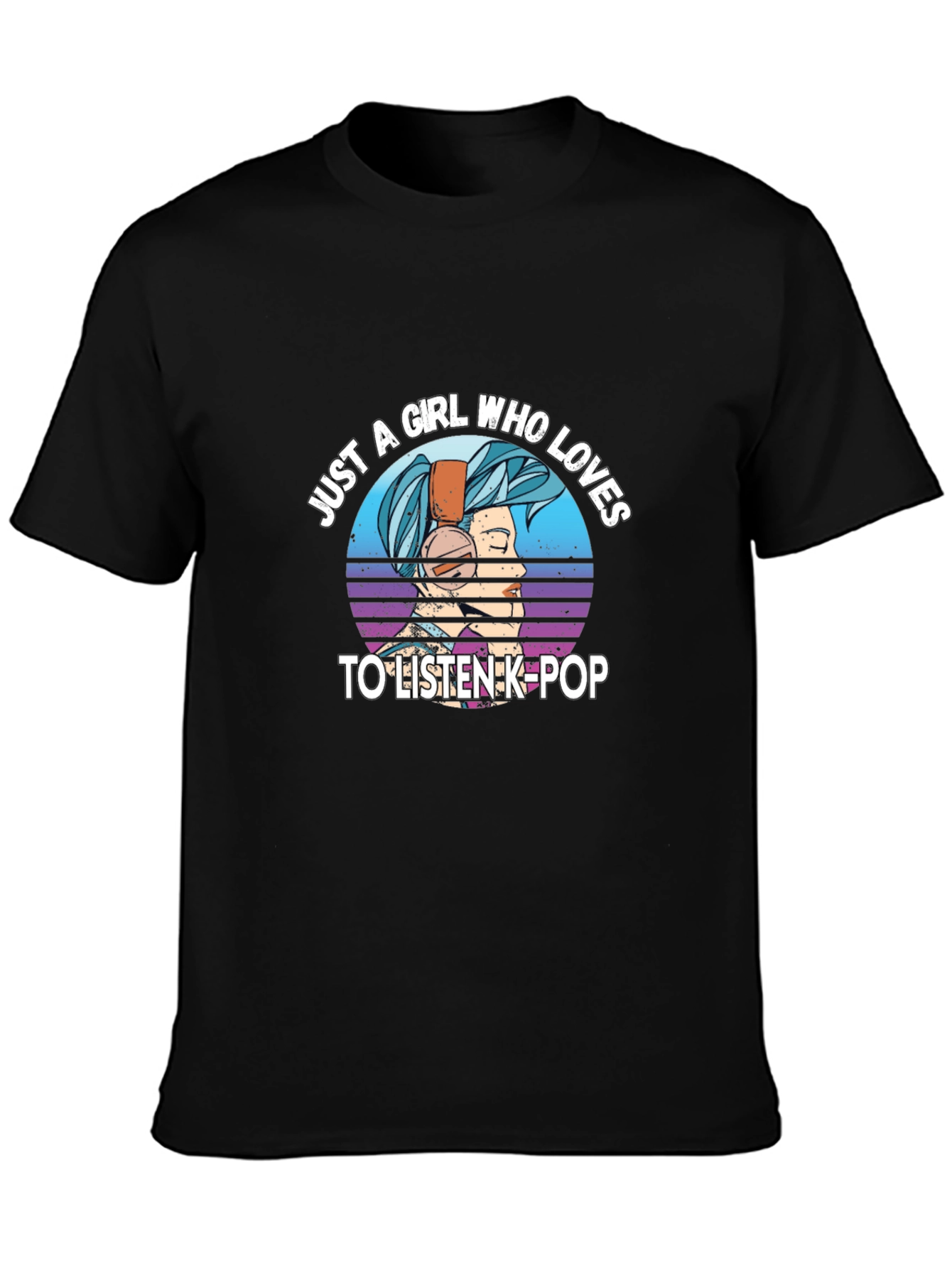 K-Pop Girls Graphic Tee - Stylish Music Lover T-Shirt