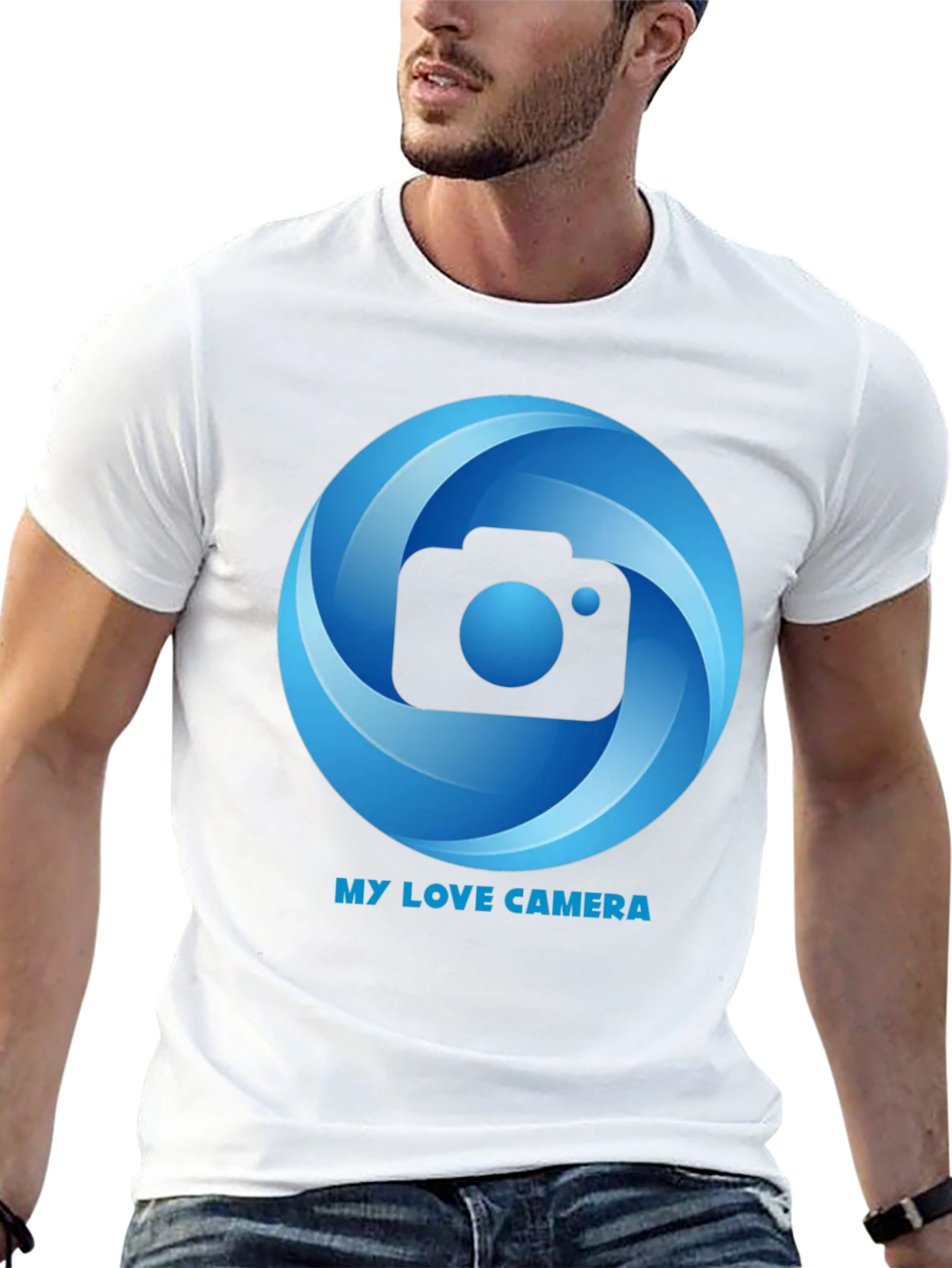 My Love Camera Black Graphic Tee