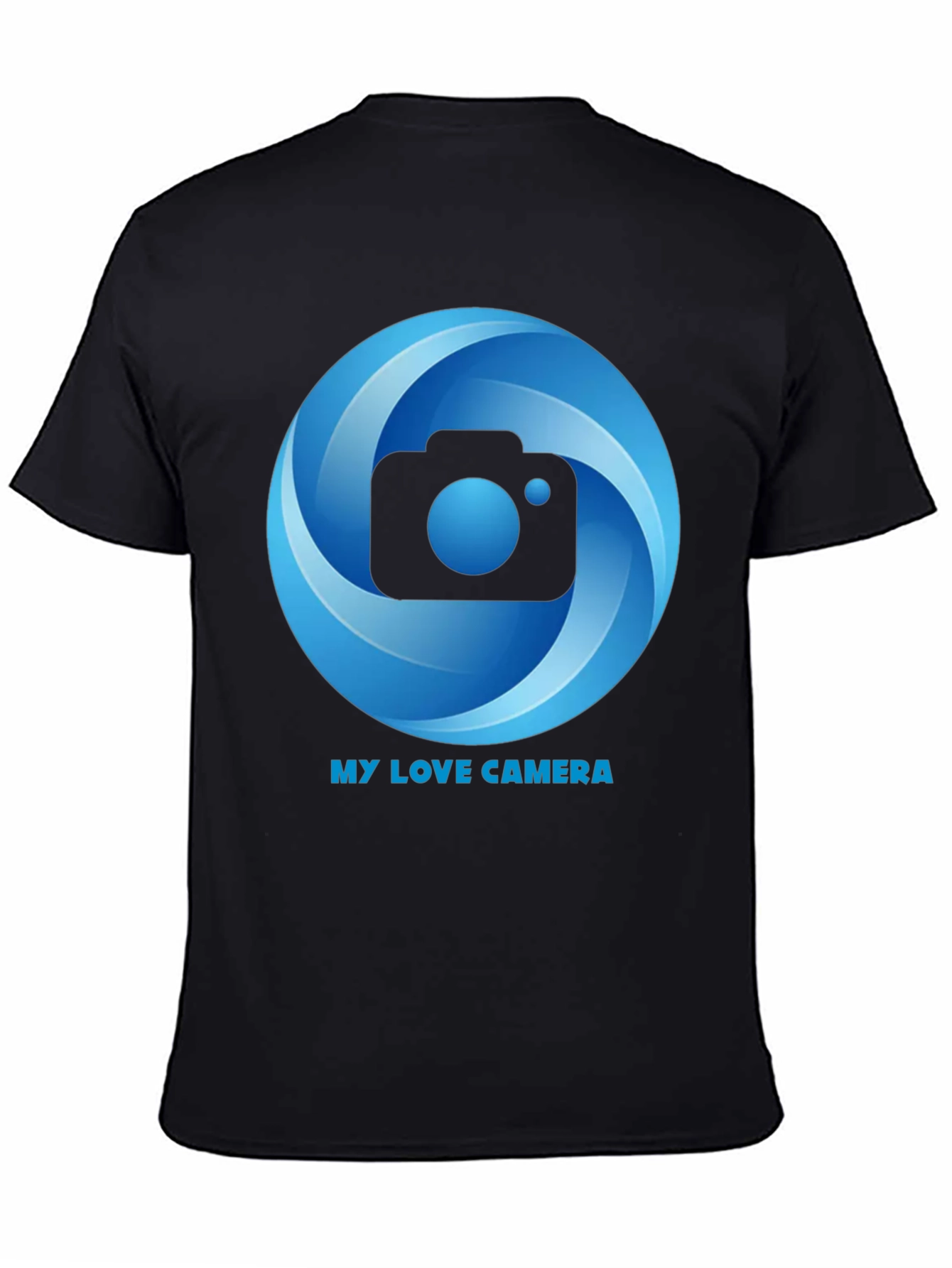 My Love Camera Black Graphic Tee