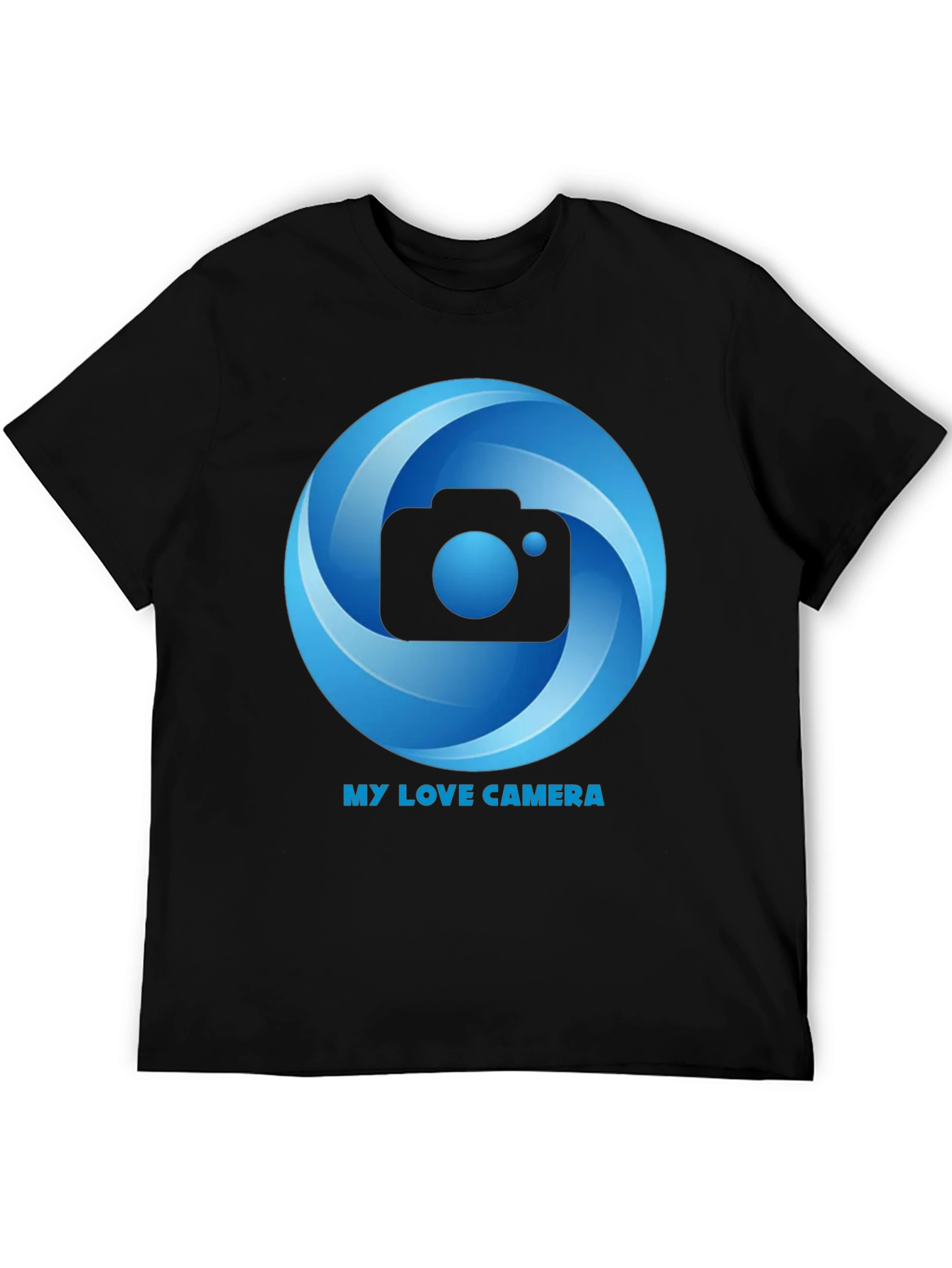 My Love Camera Black Graphic Tee