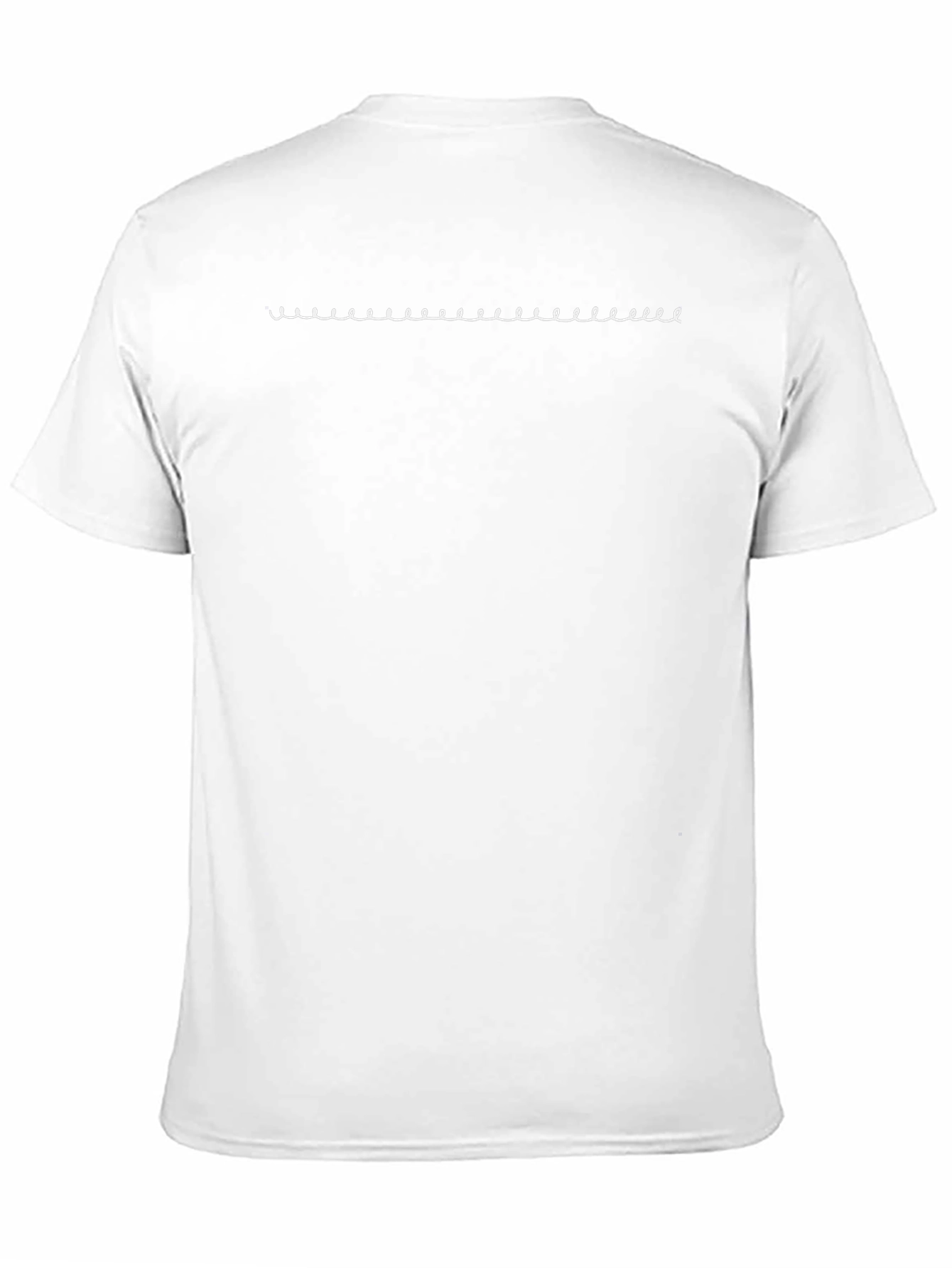 Mens Black T-Shirt with Fun Scribble Design
