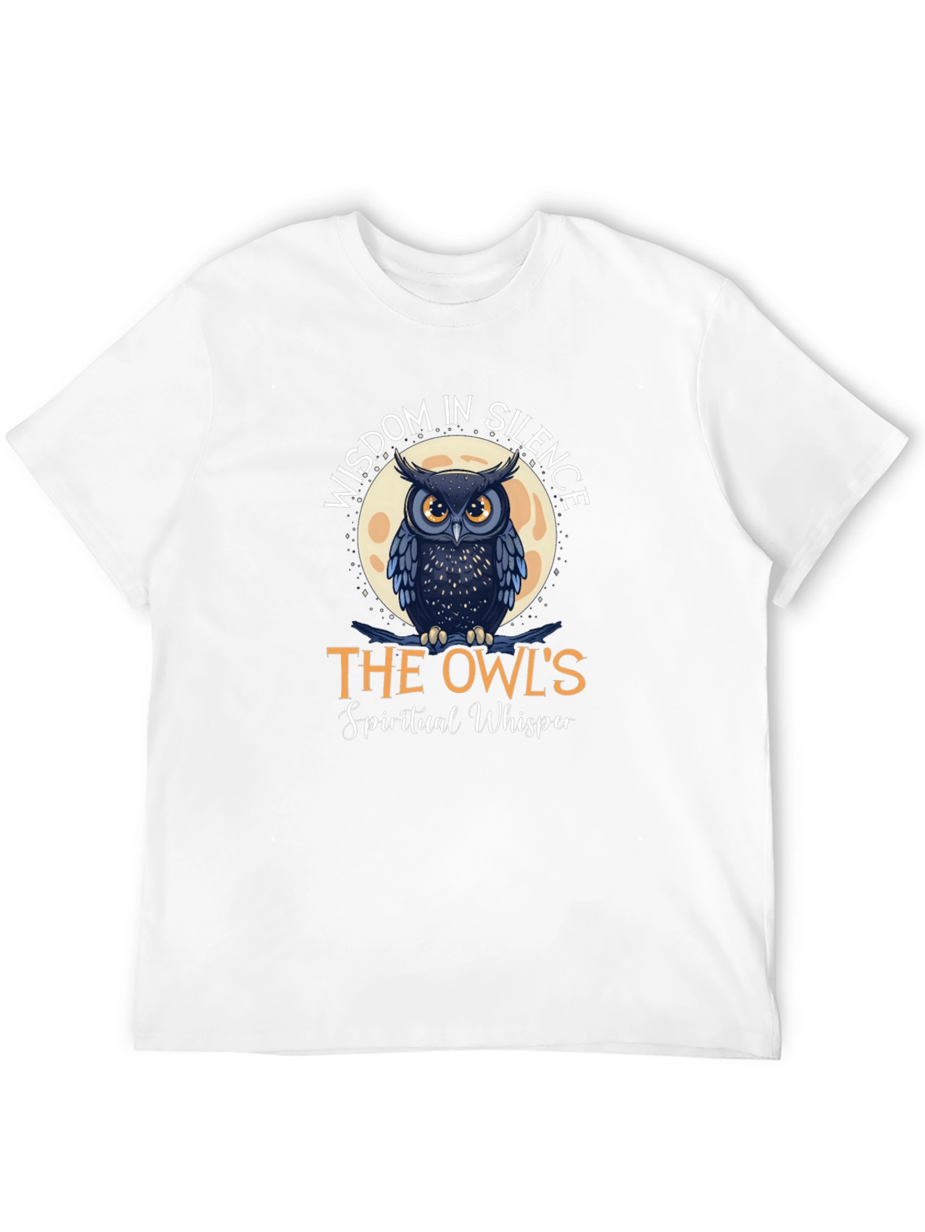 Wisdom in Silence Owl Graphic Tee