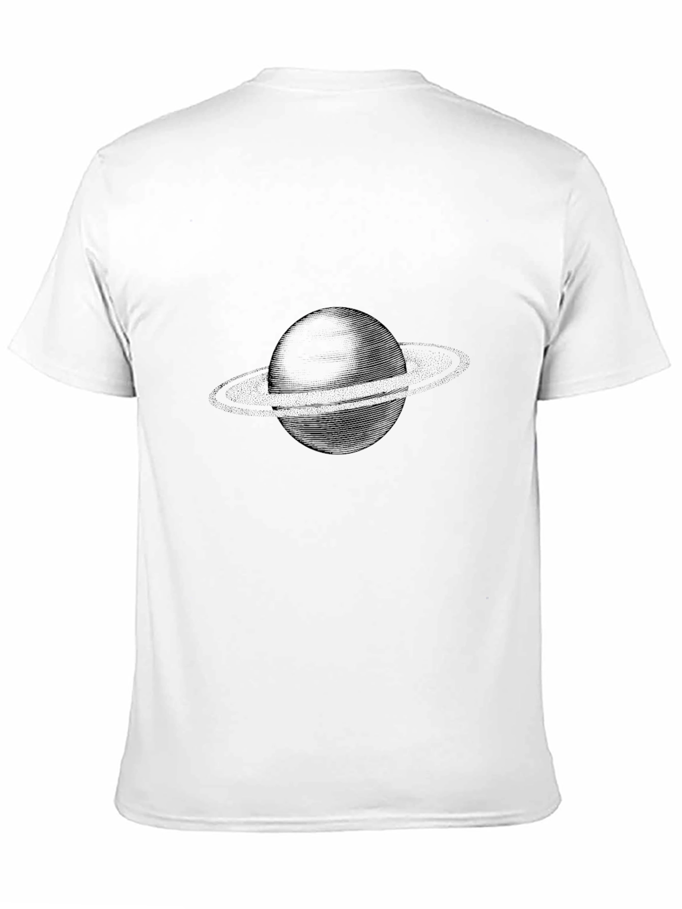 Saturn Graphic Tee - Black Casual Comfort