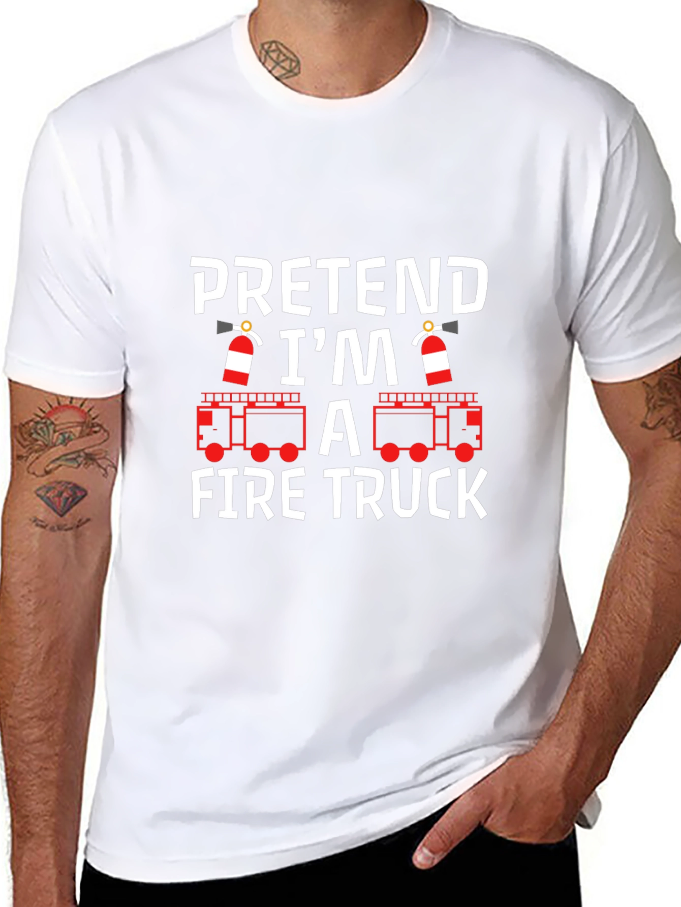 Pretend Im A Fire Truck T-Shirt