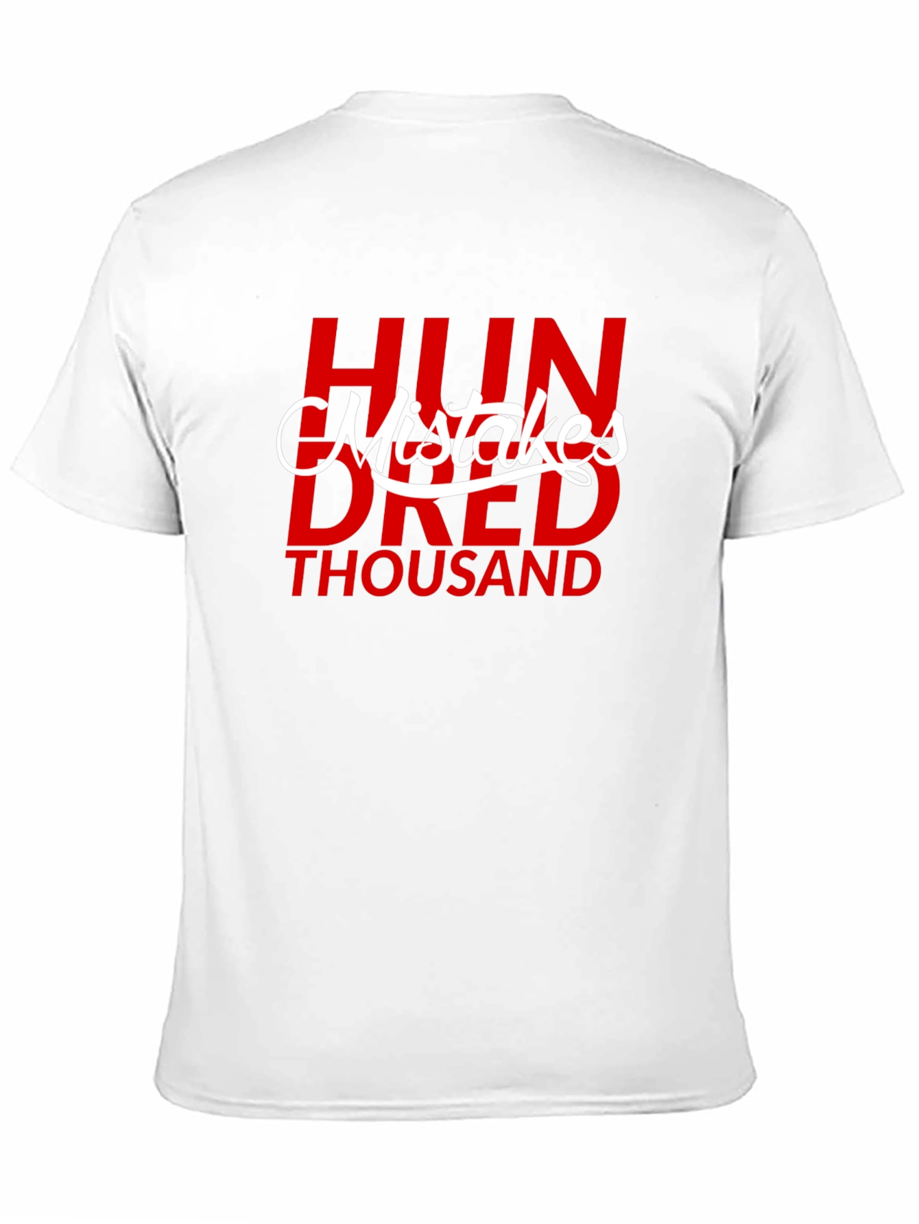 Hundred Thousand Mistakes Black Graphic Tee