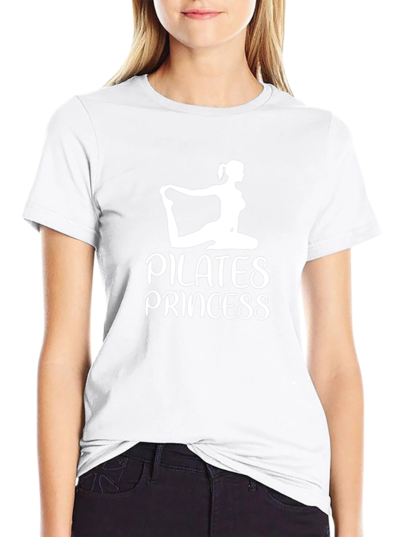 Pilates Princess Black T-Shirt