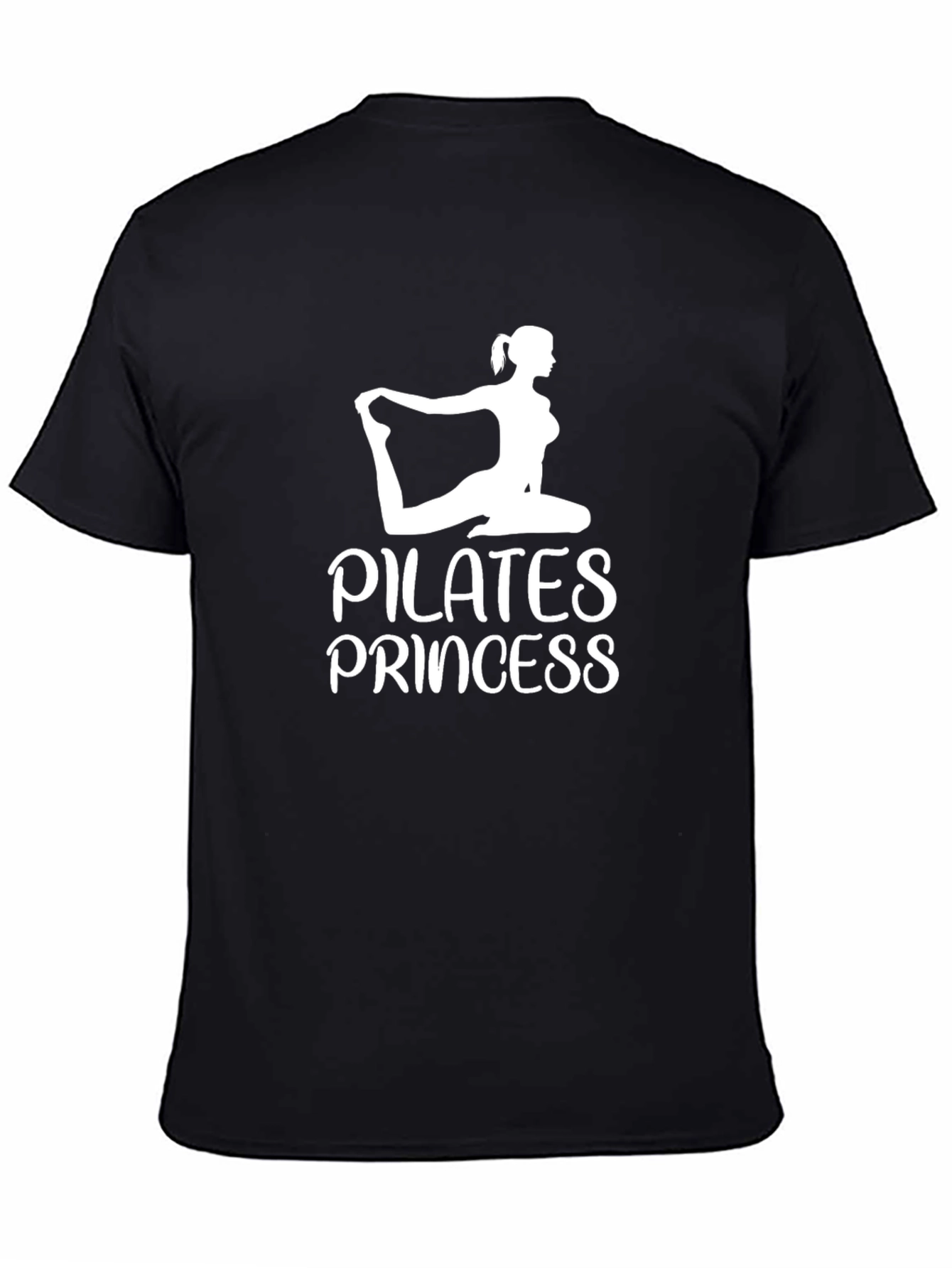 Pilates Princess Black T-Shirt