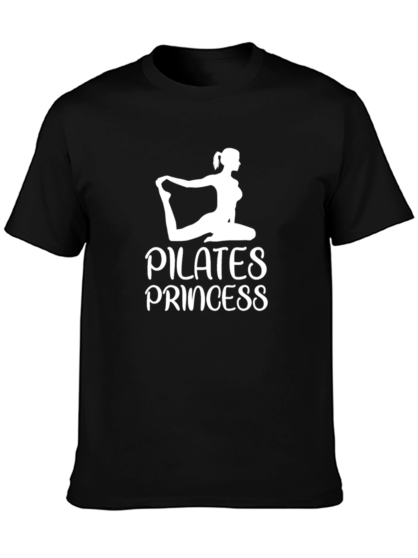 Pilates Princess Black T-Shirt