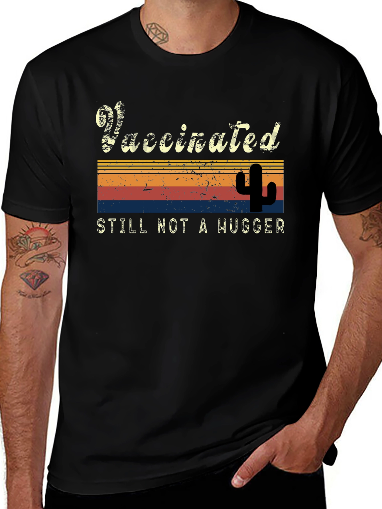 Vaccinated Still Not a Hugger T-Shirt