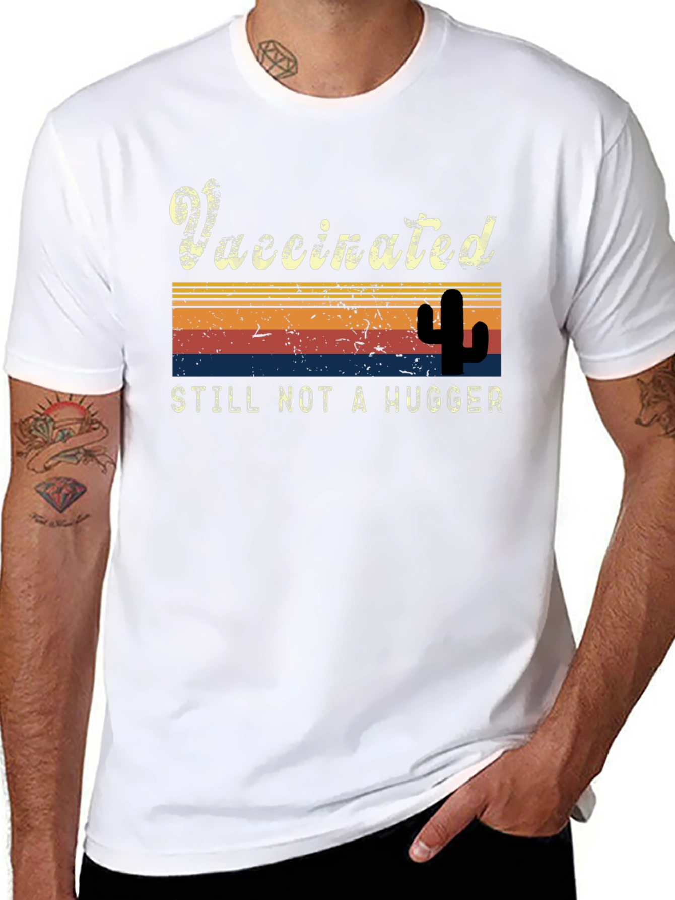 Vaccinated Still Not a Hugger T-Shirt