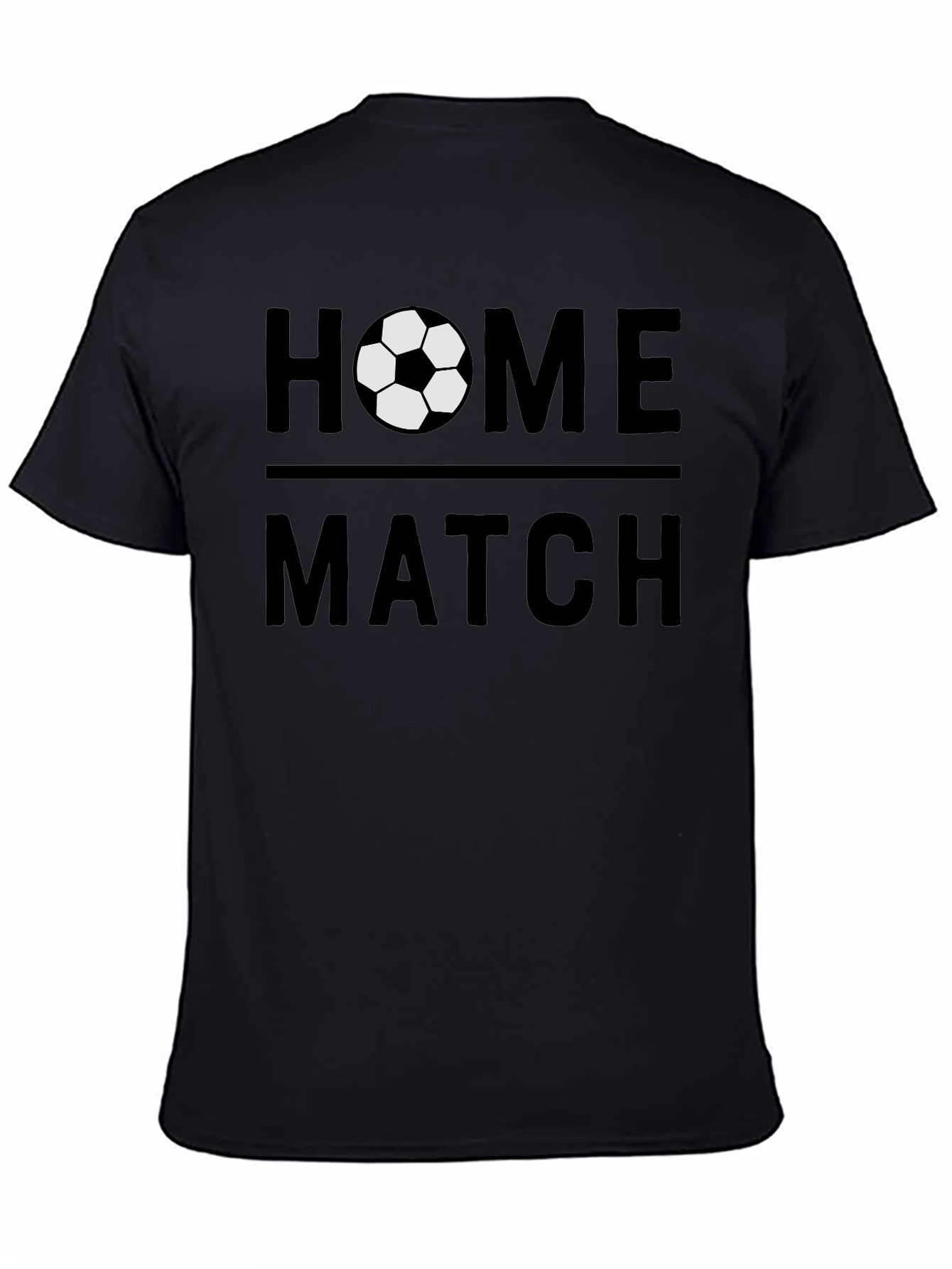 Home Match Soccer T-Shirt - Black