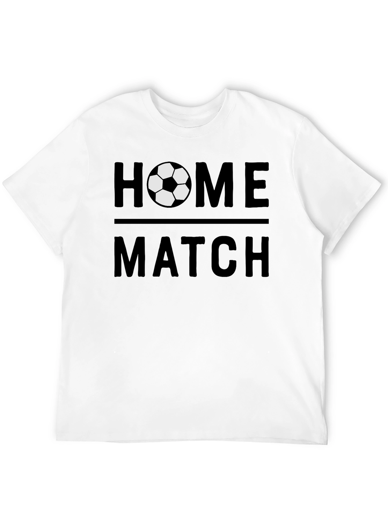 Home Match Soccer T-Shirt - Black