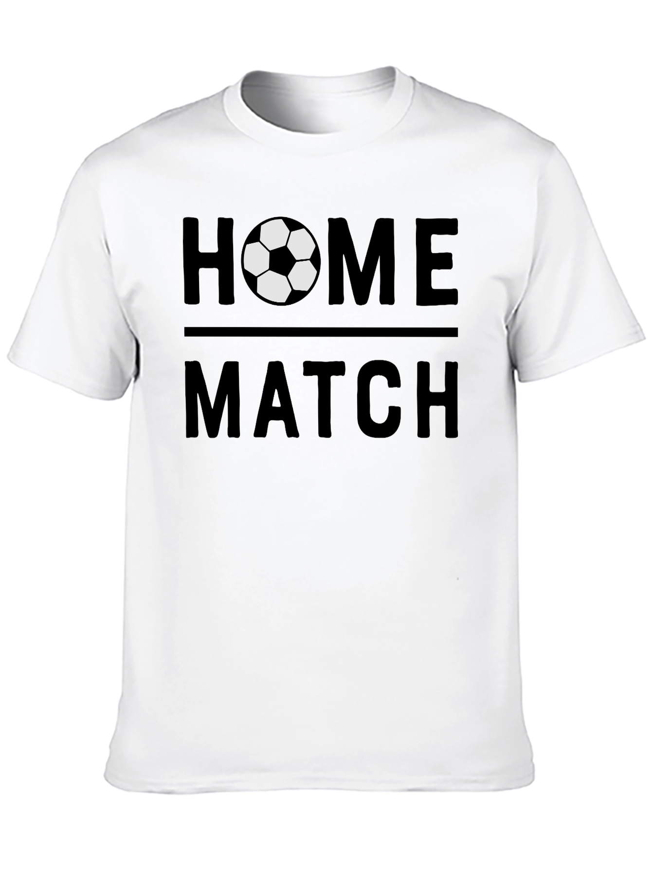Home Match Soccer T-Shirt - Black