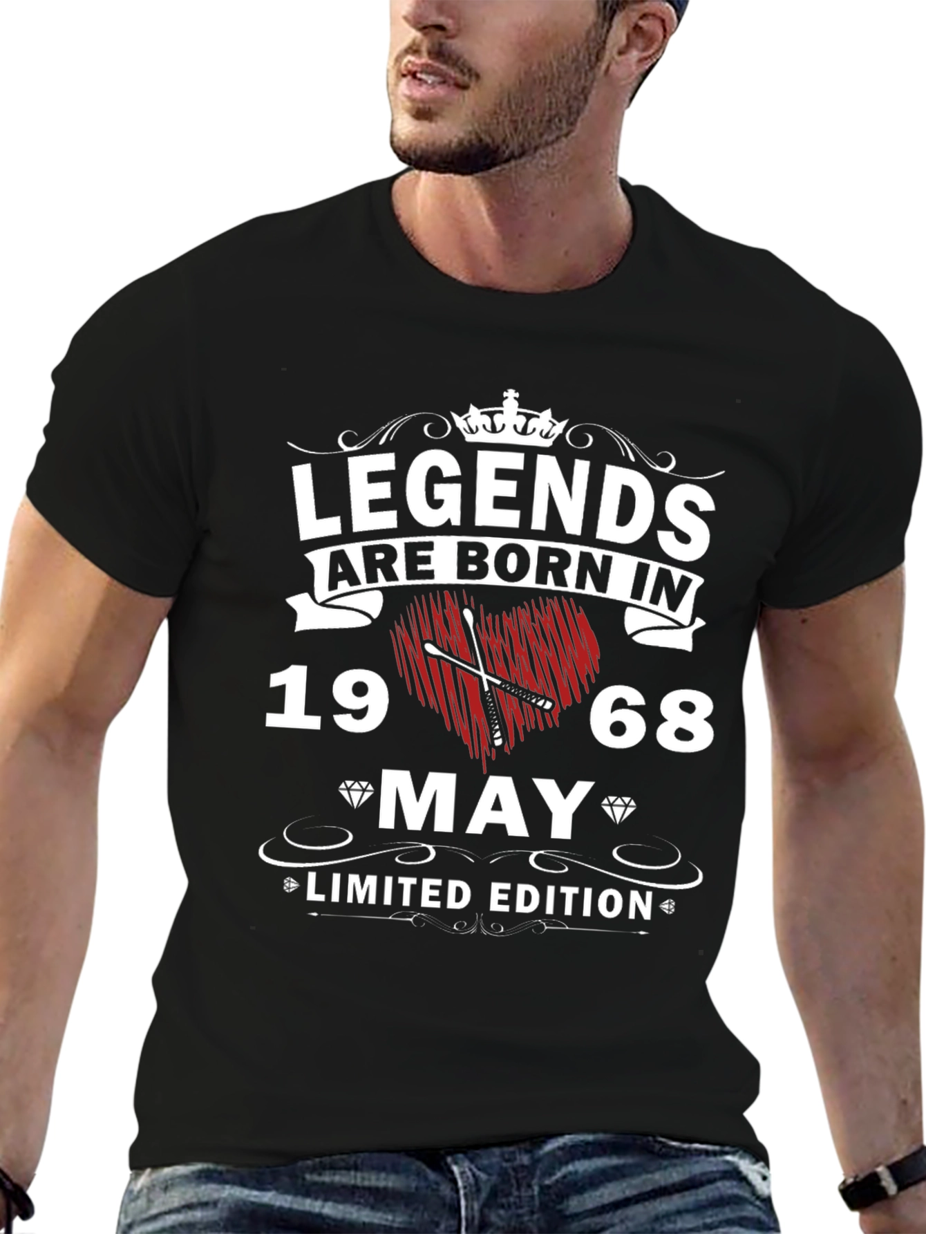 Legends Born in 1968 May Limited Edition T-Shirt