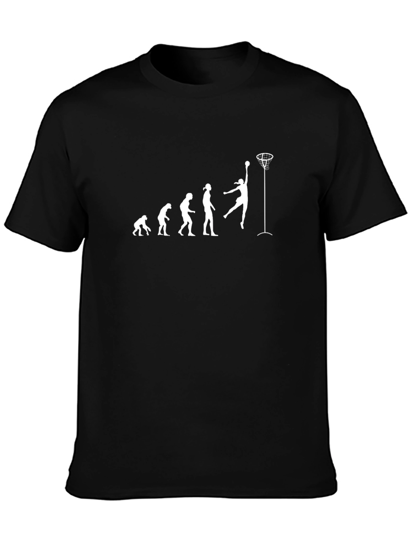 Netball Evolution T-Shirt - Black