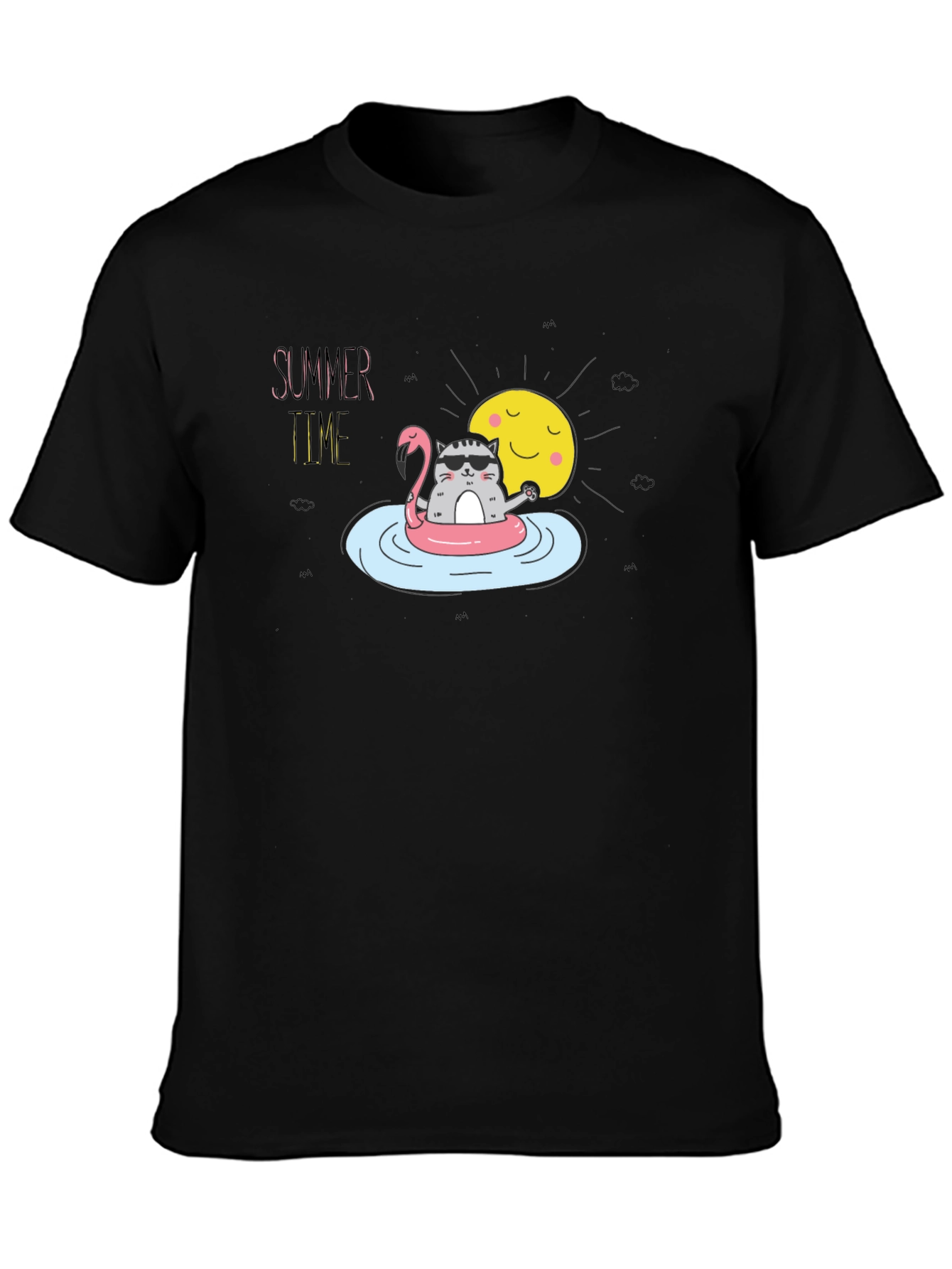 Summer Cat T-Shirt - Relaxed Fit