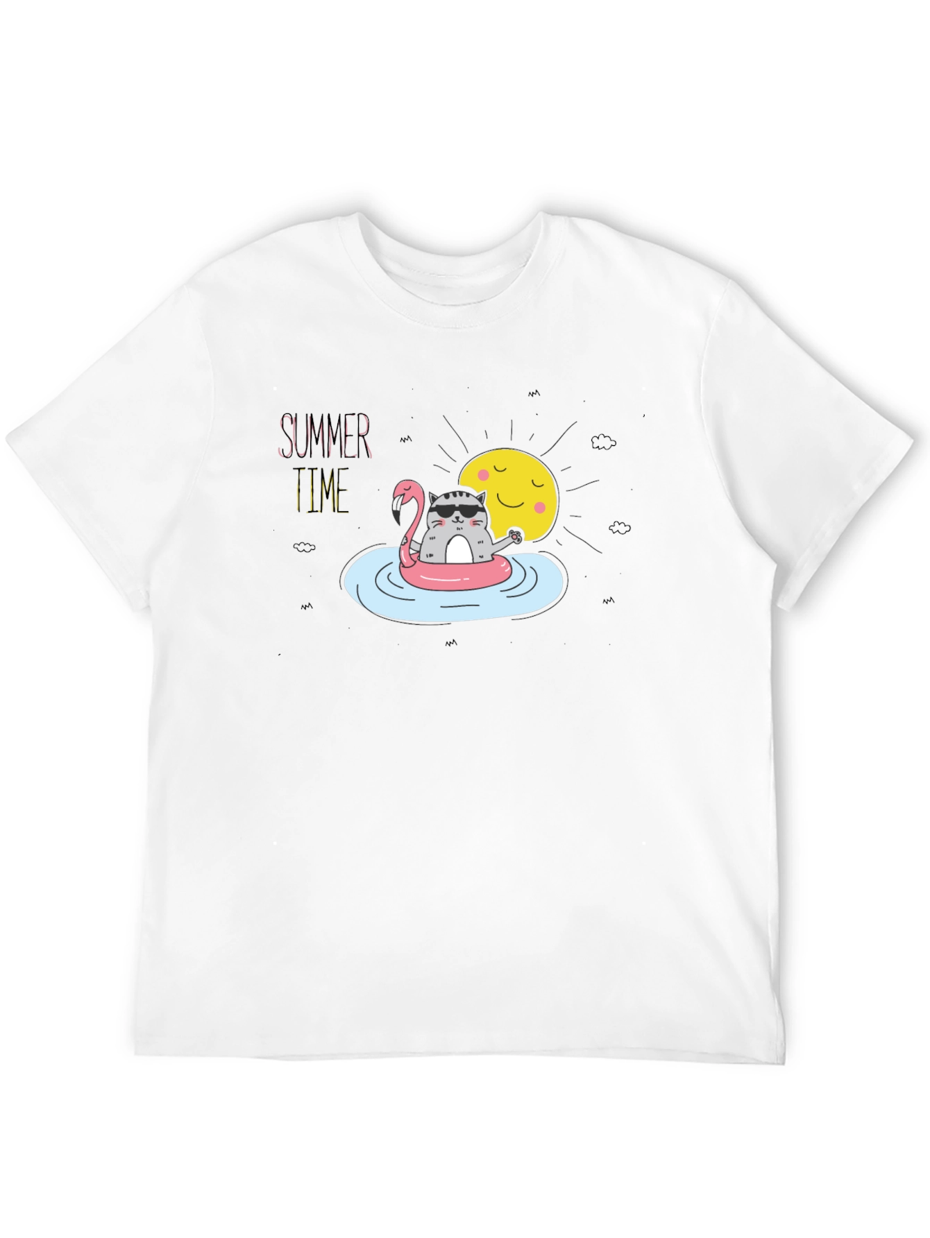 Summer Cat T-Shirt - Relaxed Fit