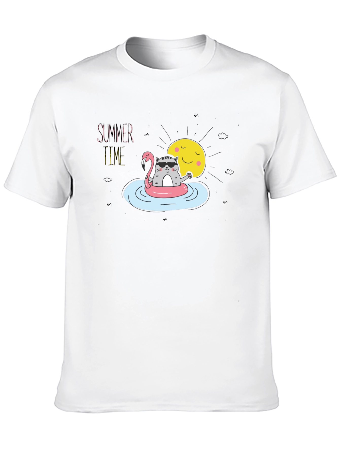 Summer Cat T-Shirt - Relaxed Fit