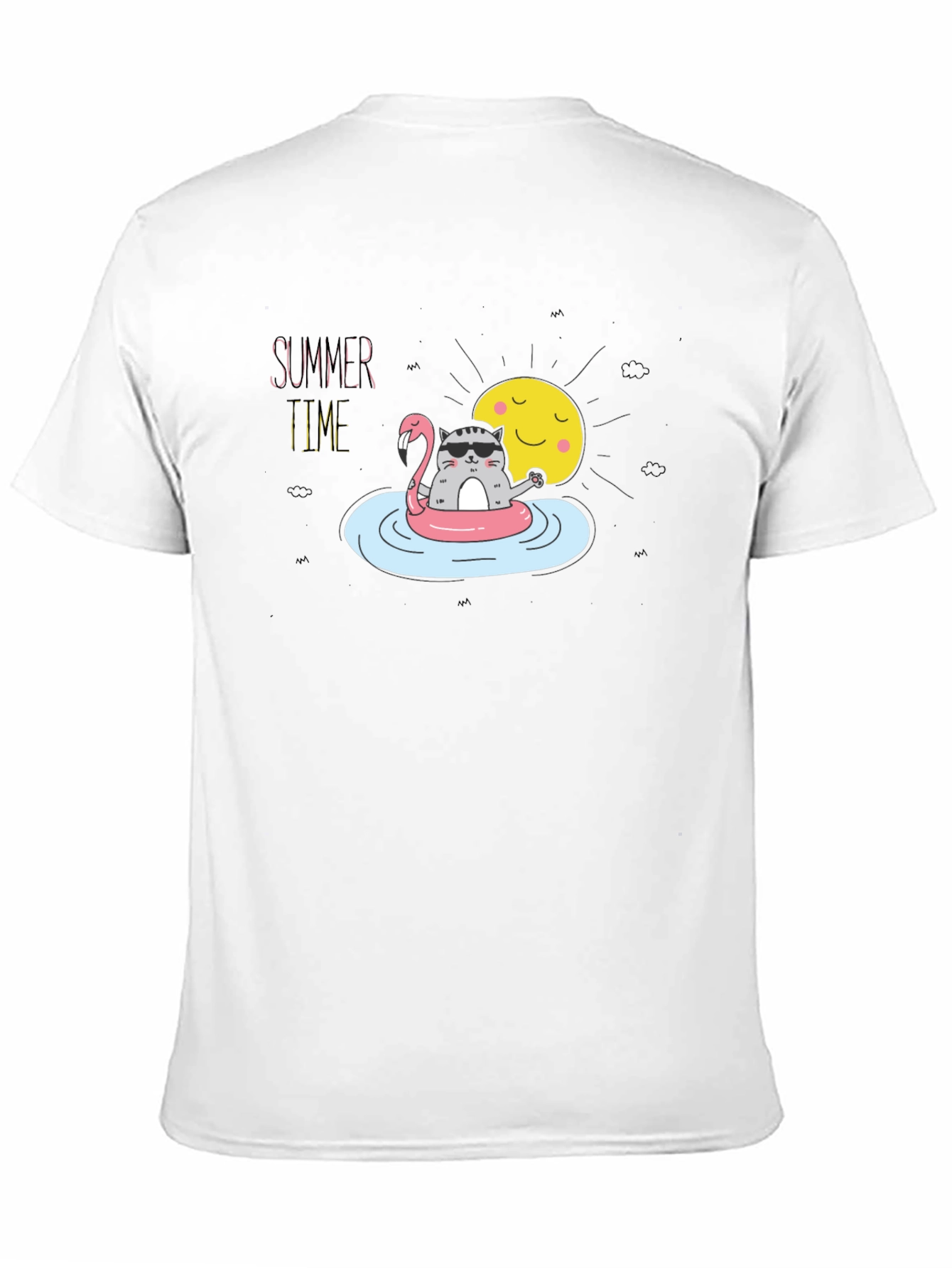 Summer Cat T-Shirt - Relaxed Fit