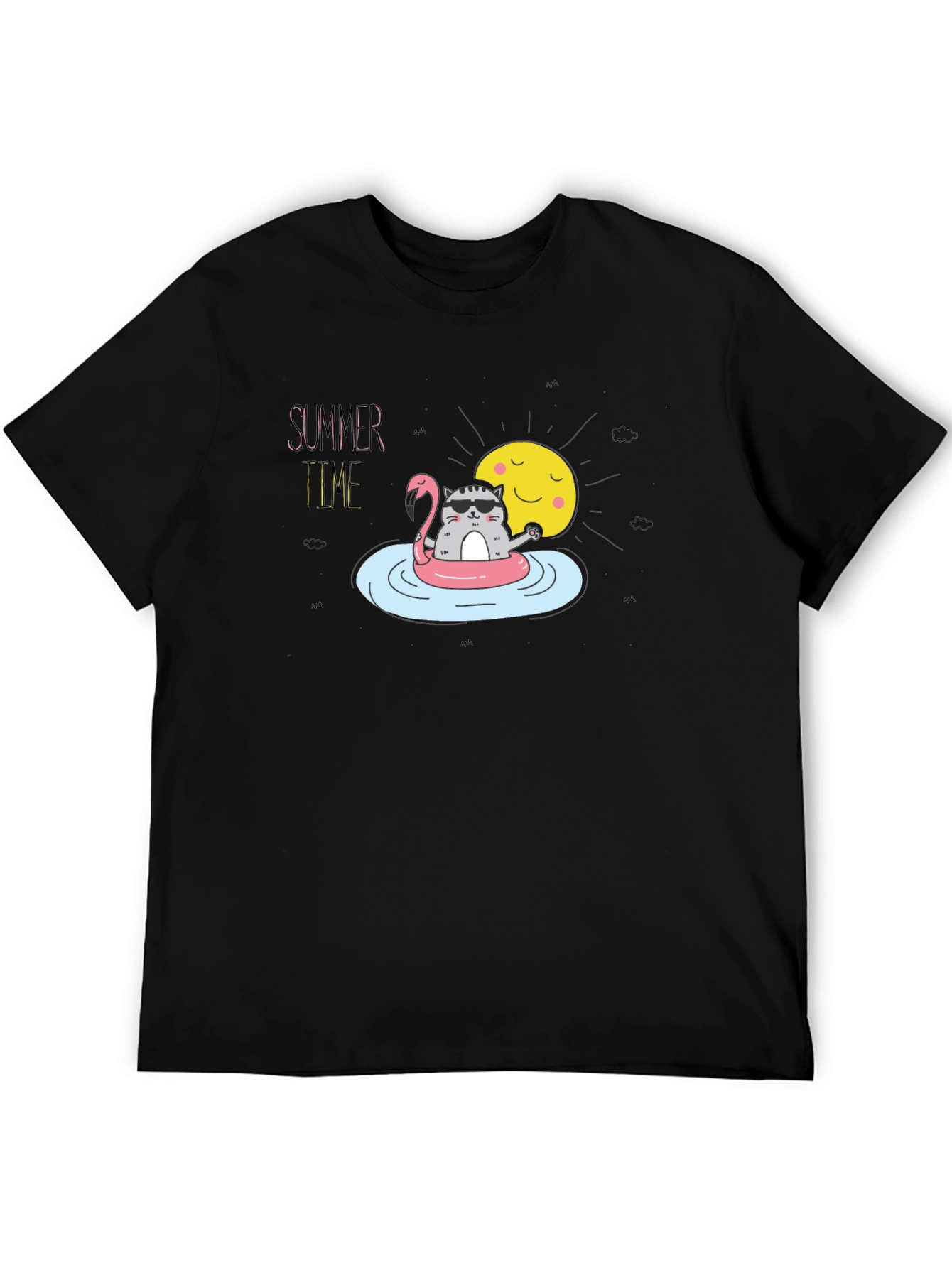 Summer Cat T-Shirt - Relaxed Fit