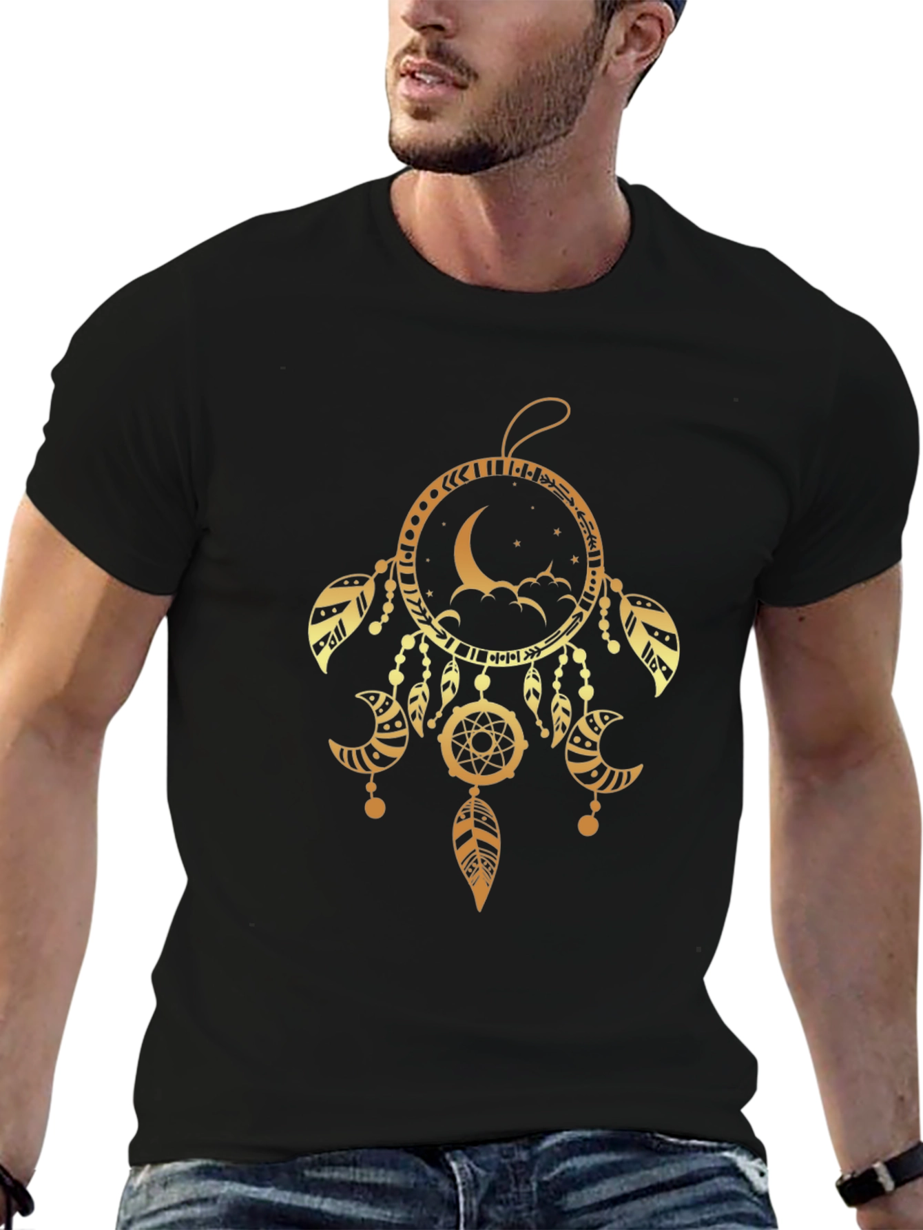 Dreamcatcher Graphic Tee - Boho Style