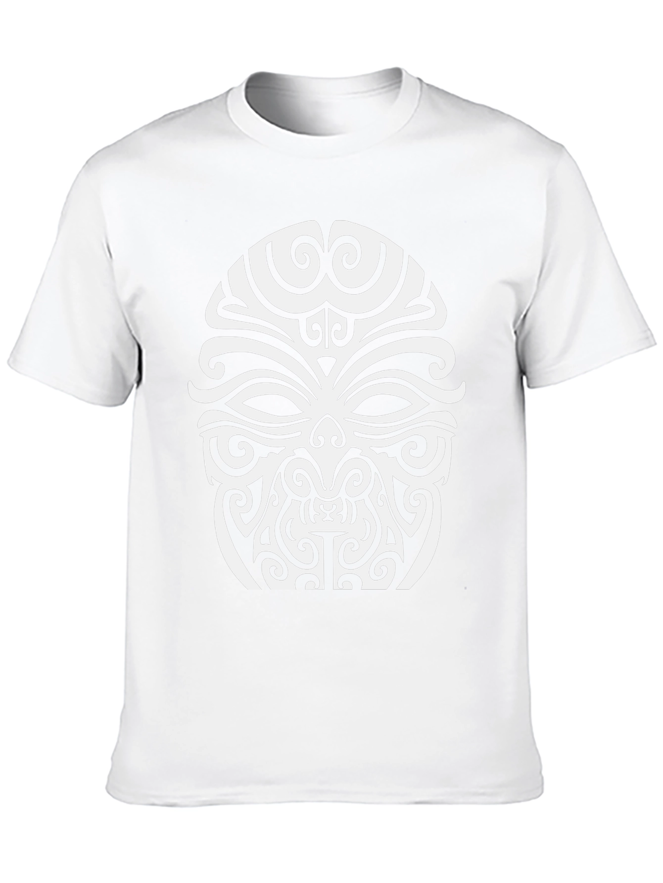 Tribal Mask Graphic Black T-Shirt
