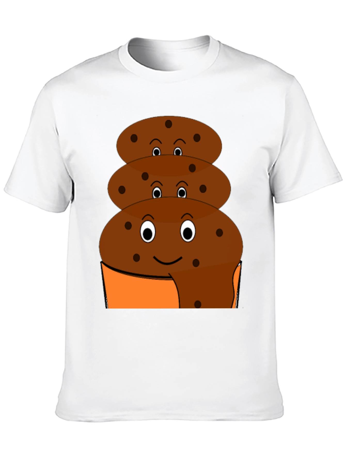 Fun Cookie Stack Black T-Shirt