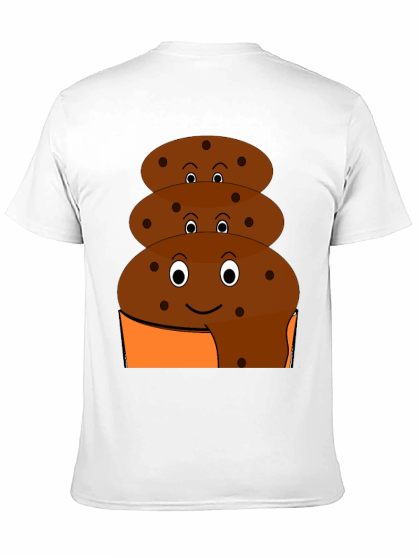 Fun Cookie Stack Black T-Shirt