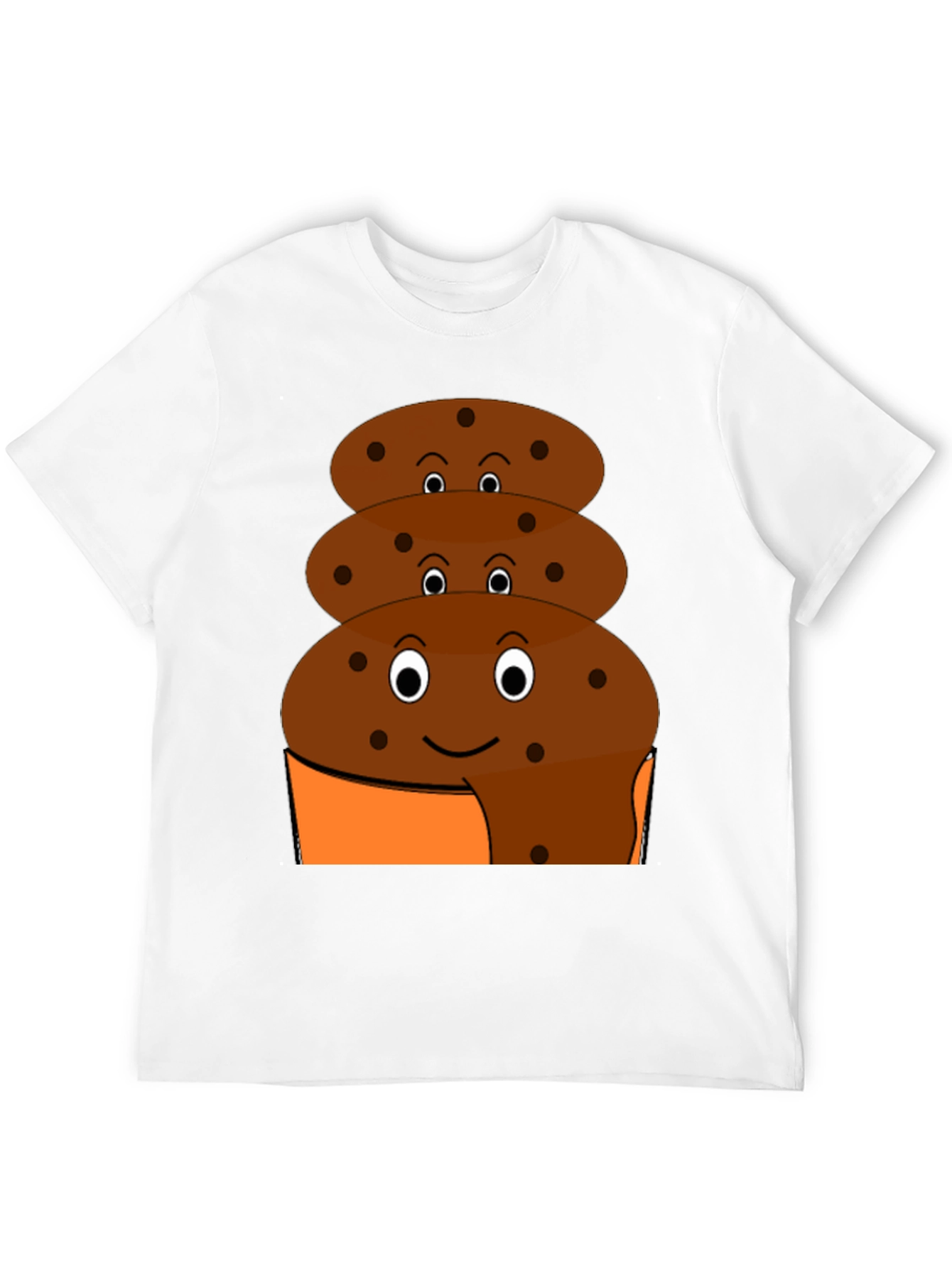 Fun Cookie Stack Black T-Shirt