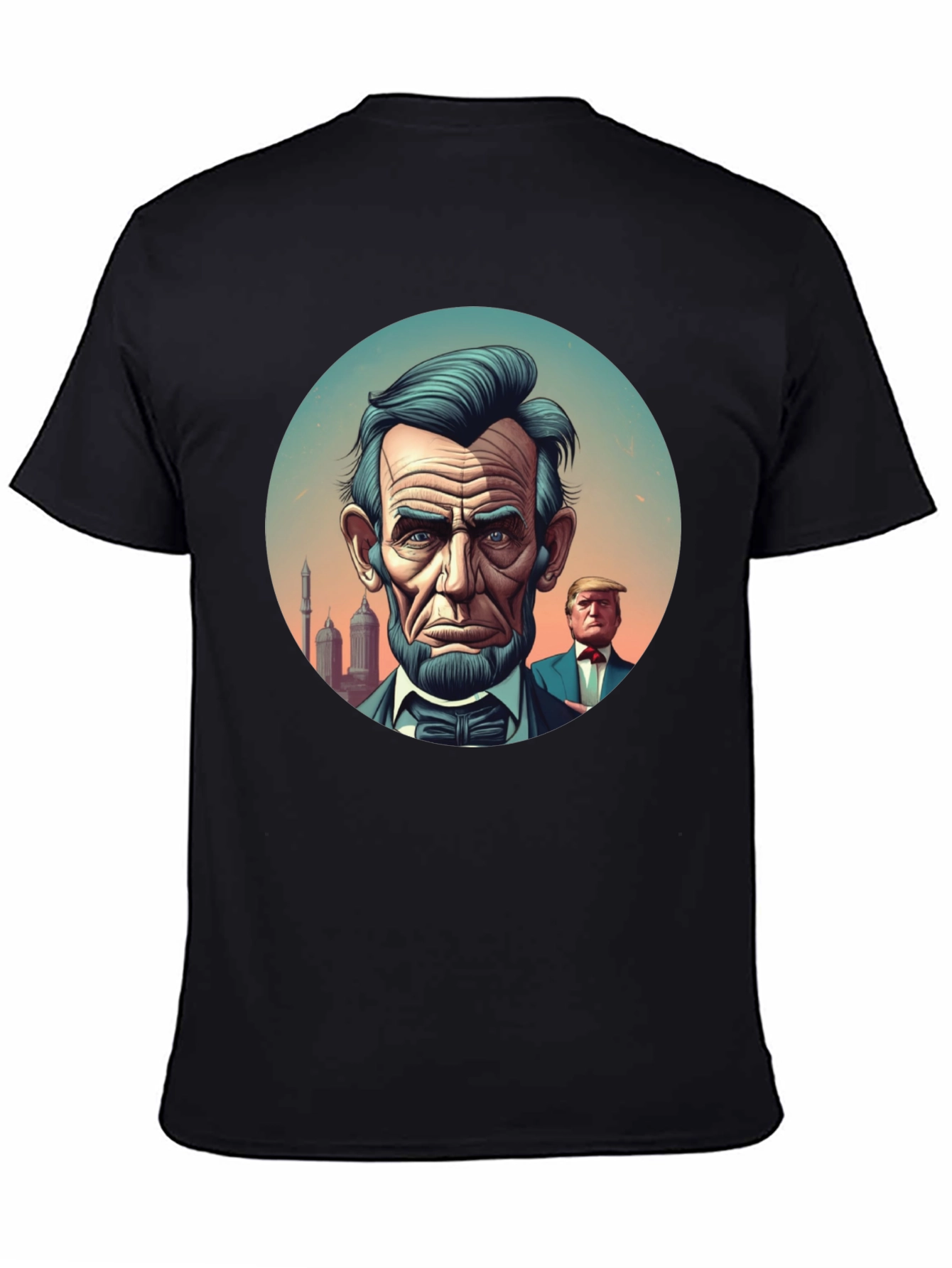Lincoln Trump Graphic Tee - Presidential Humor Shirt
