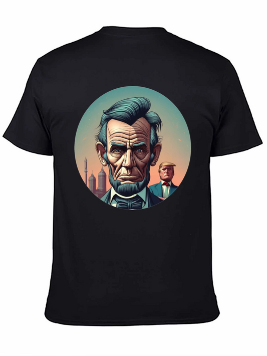 Lincoln Trump Graphic Tee - Presidential Humor Shirt