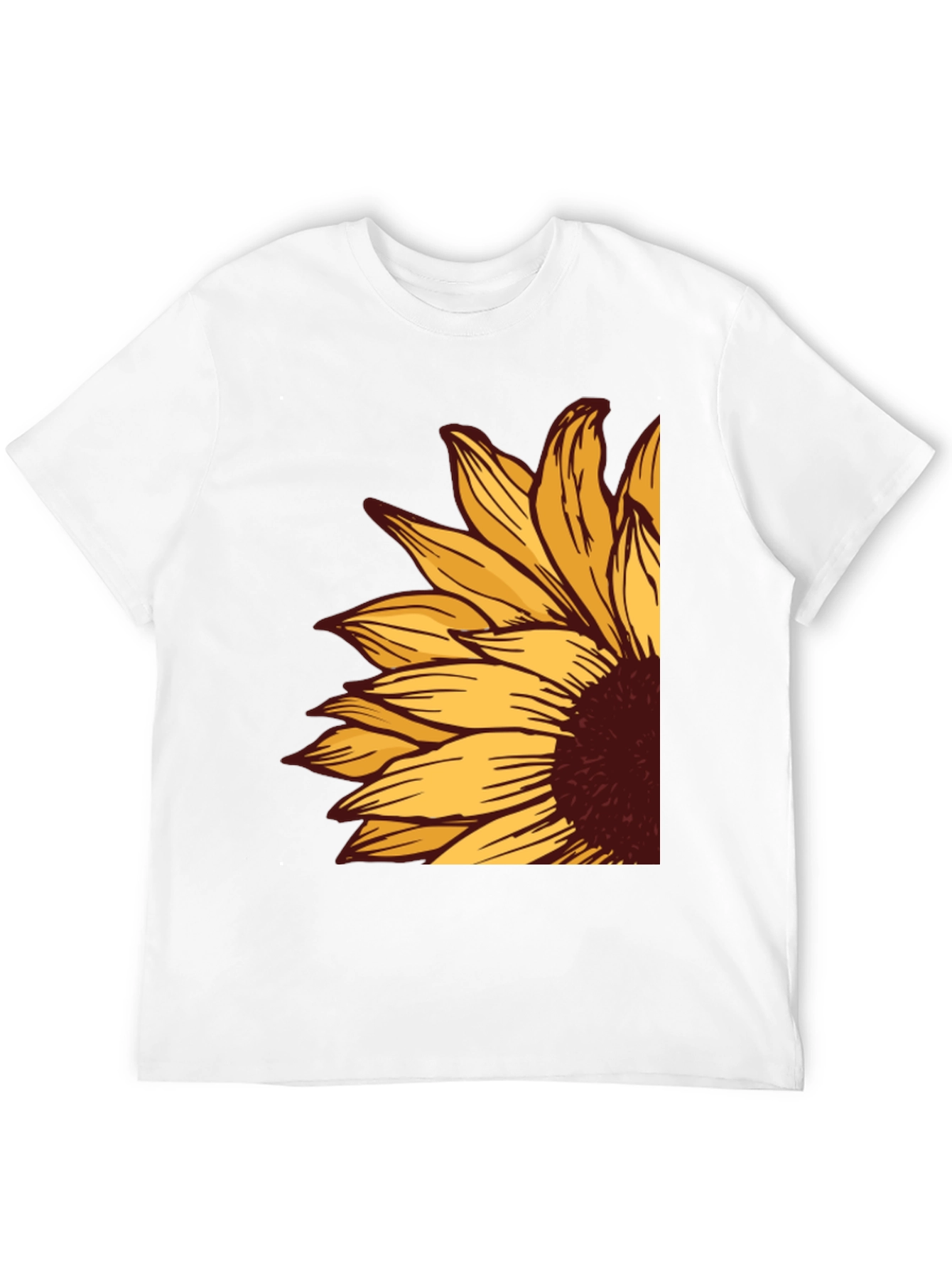 Sunflower Graphic Tee - Stylish Black T-Shirt