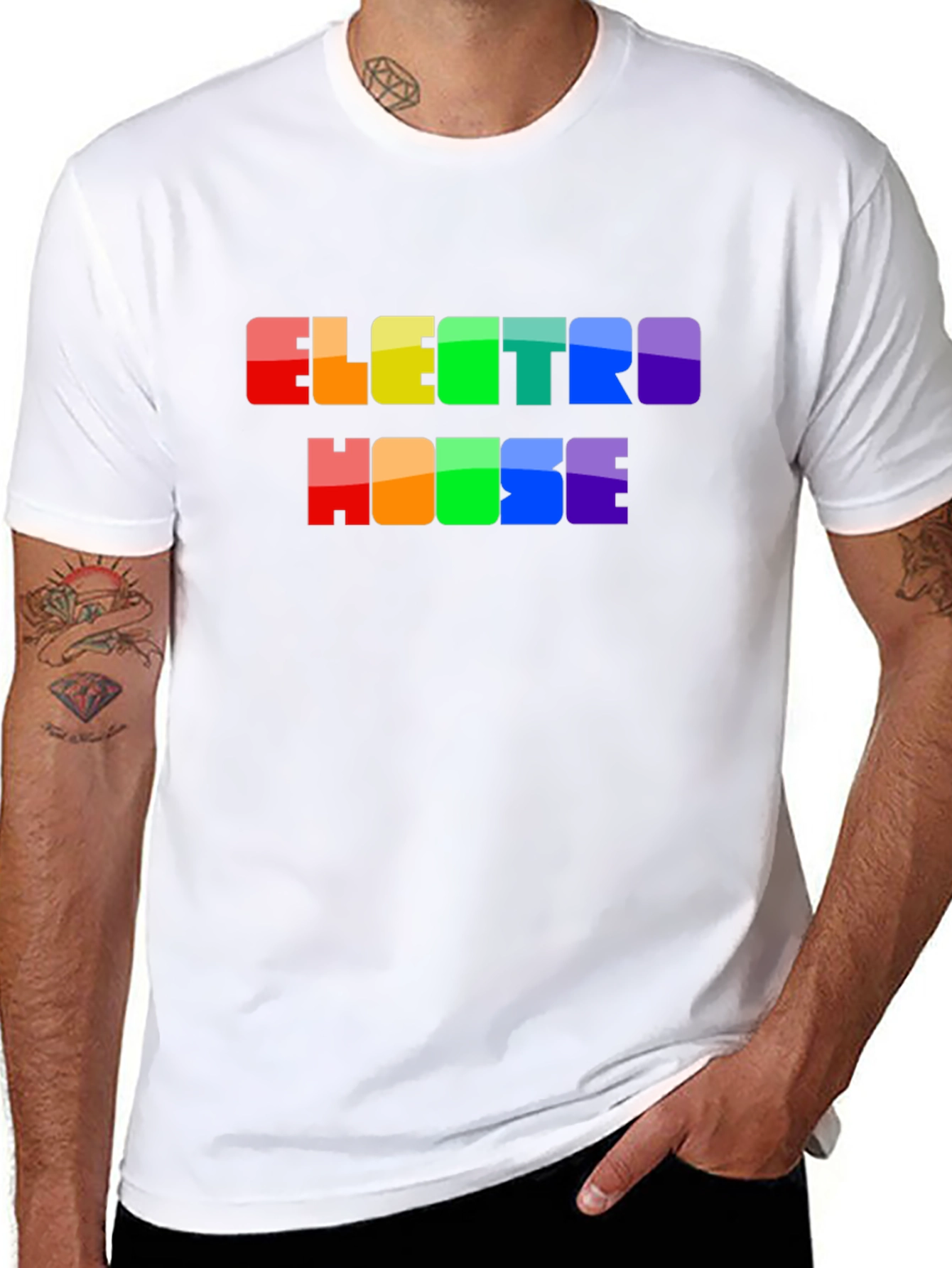 Electro House Rainbow Pride T-Shirt