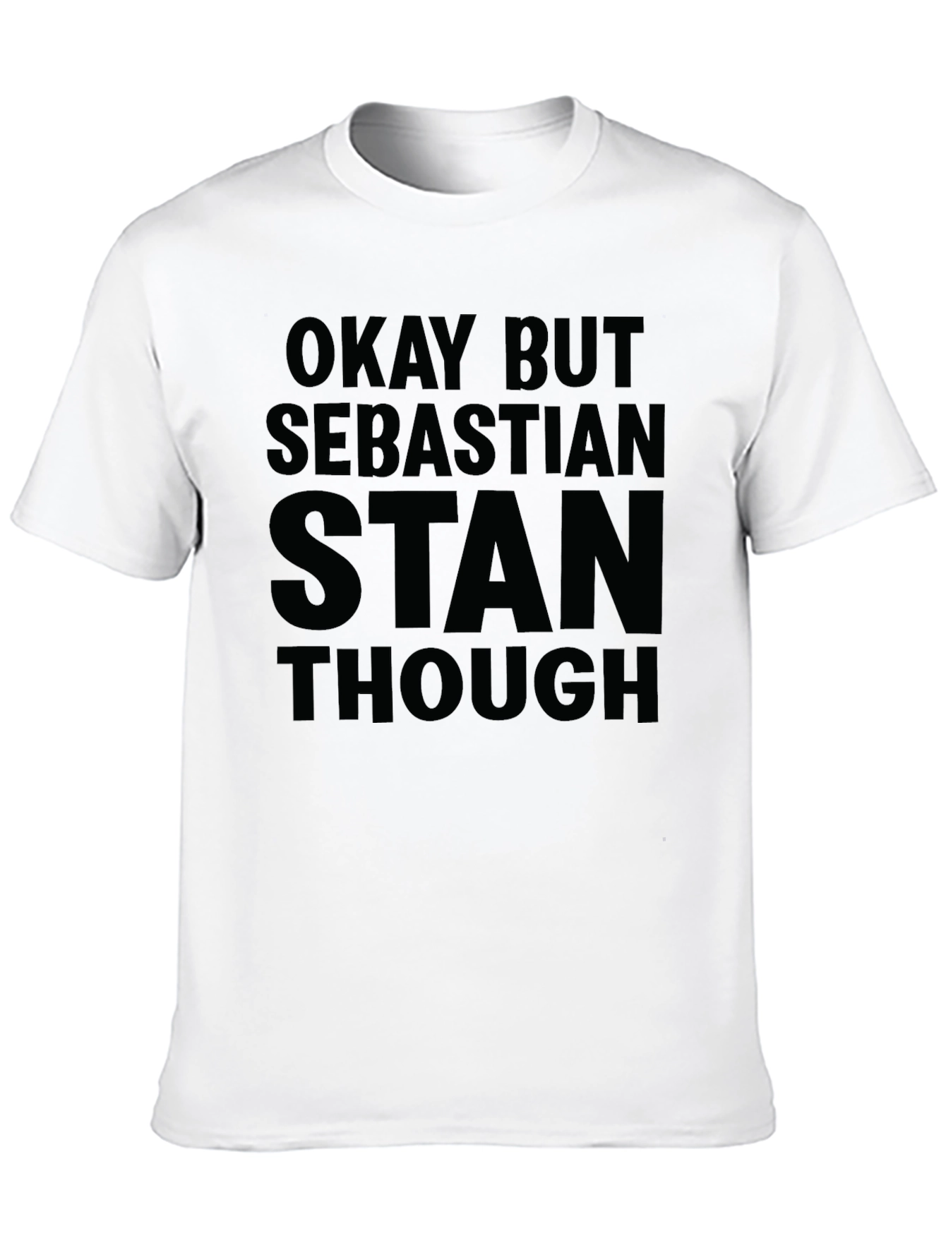 Sebastian Stan Fan T-Shirt - Okay But Though