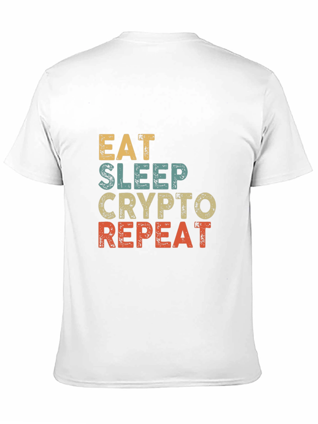 Eat Sleep Crypto Repeat Graphic T-Shirt