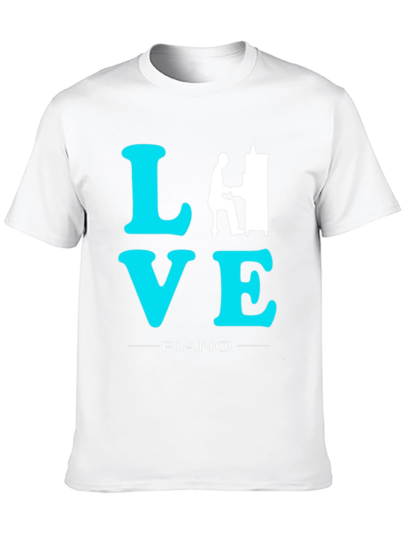 Love Piano T-Shirt: Musicians Statement Tee