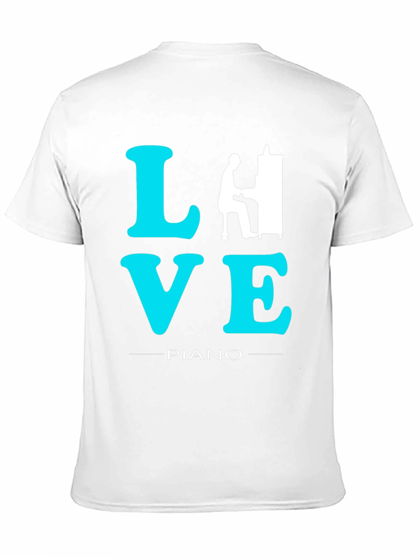 Love Piano T-Shirt: Musicians Statement Tee